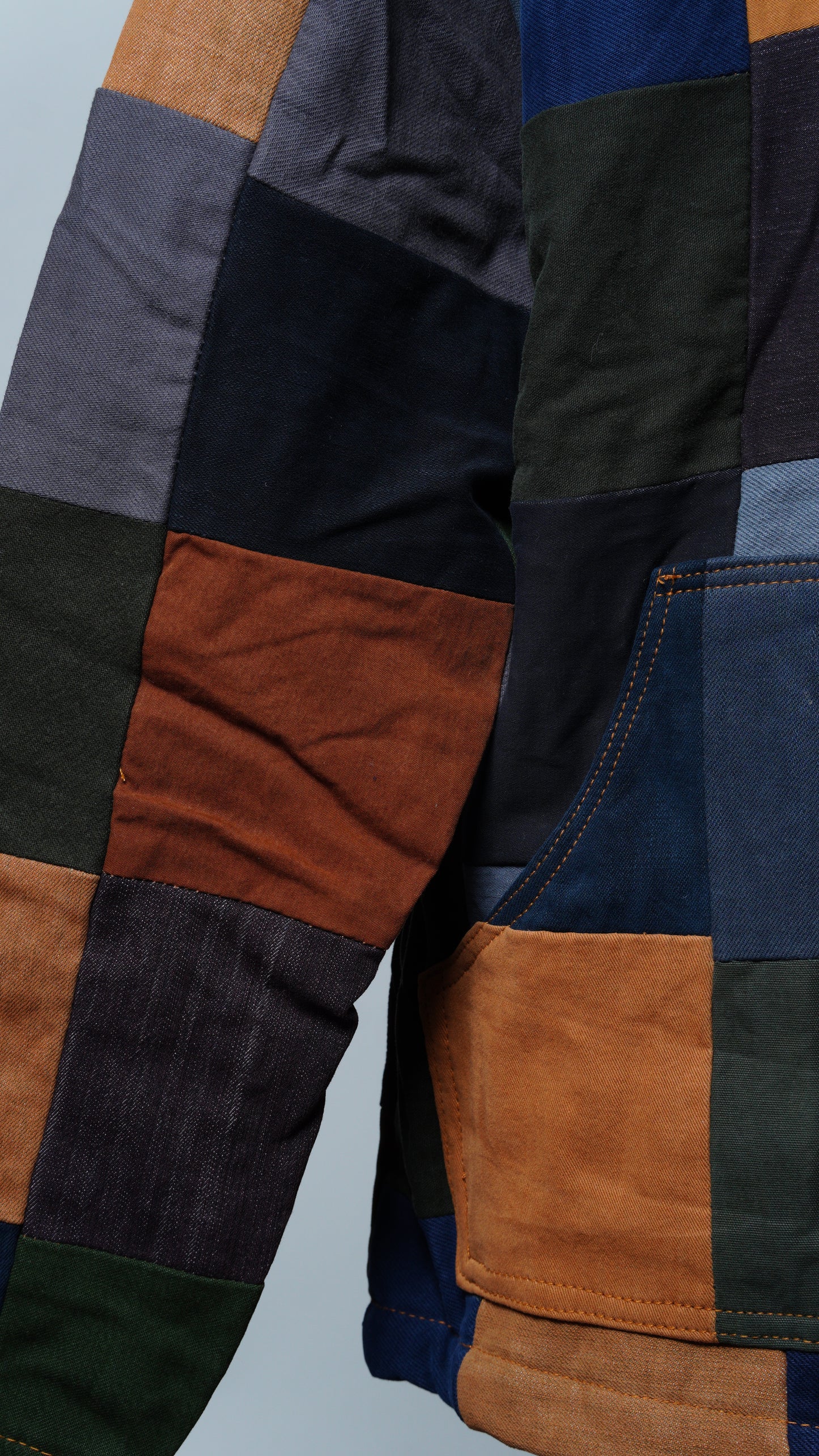 Upcycled Patchwork Jacket Size L