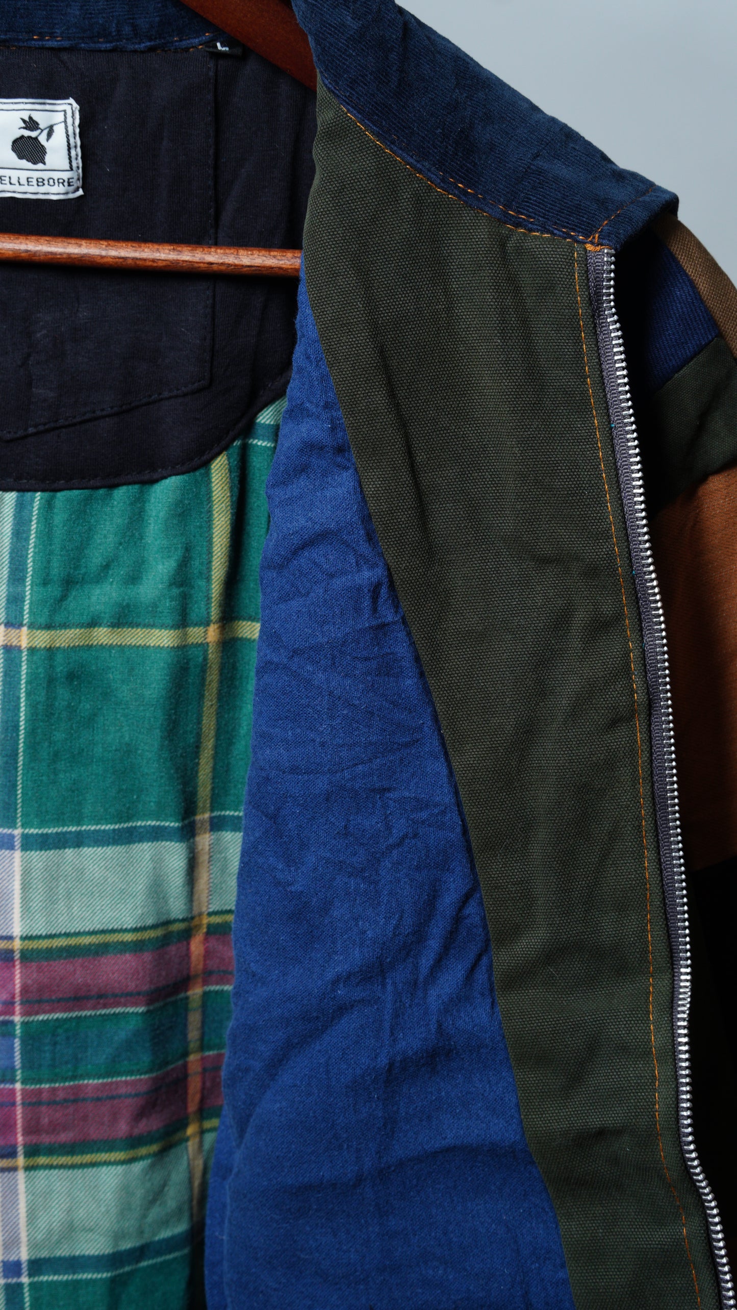 Upcycled Patchwork Jacket Size L