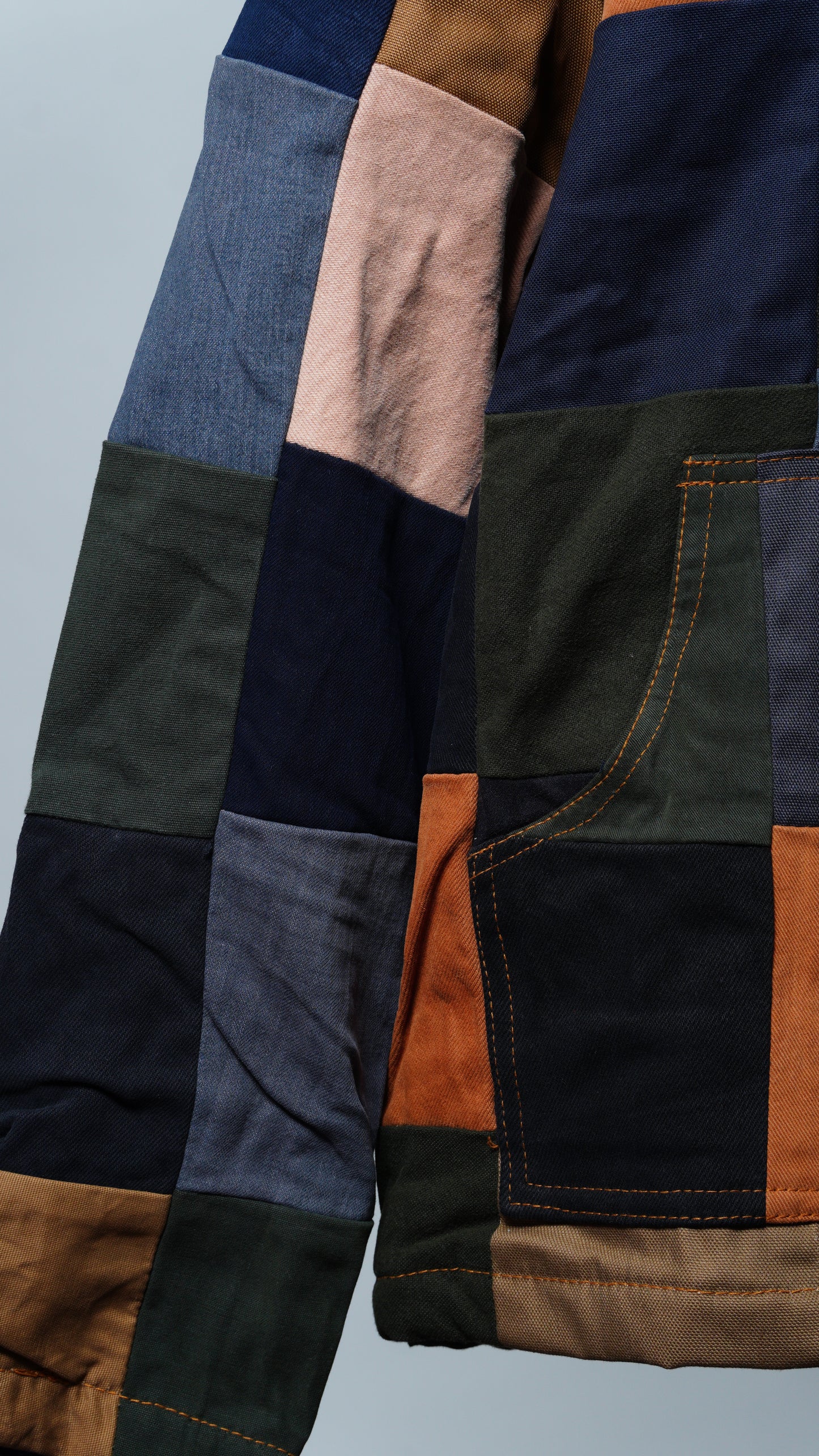 Upcycled Patchwork Jacket Size L