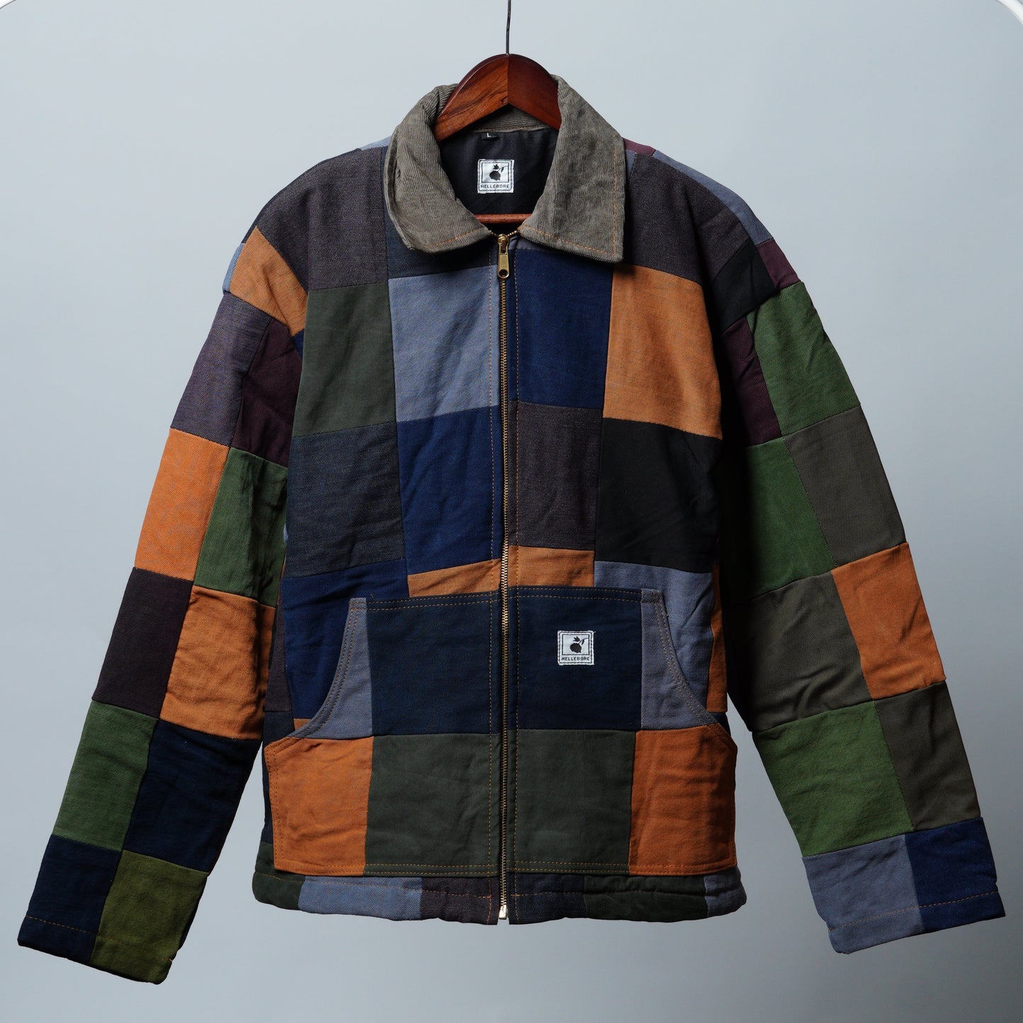 Upcycled Patchwork Jacket Size L