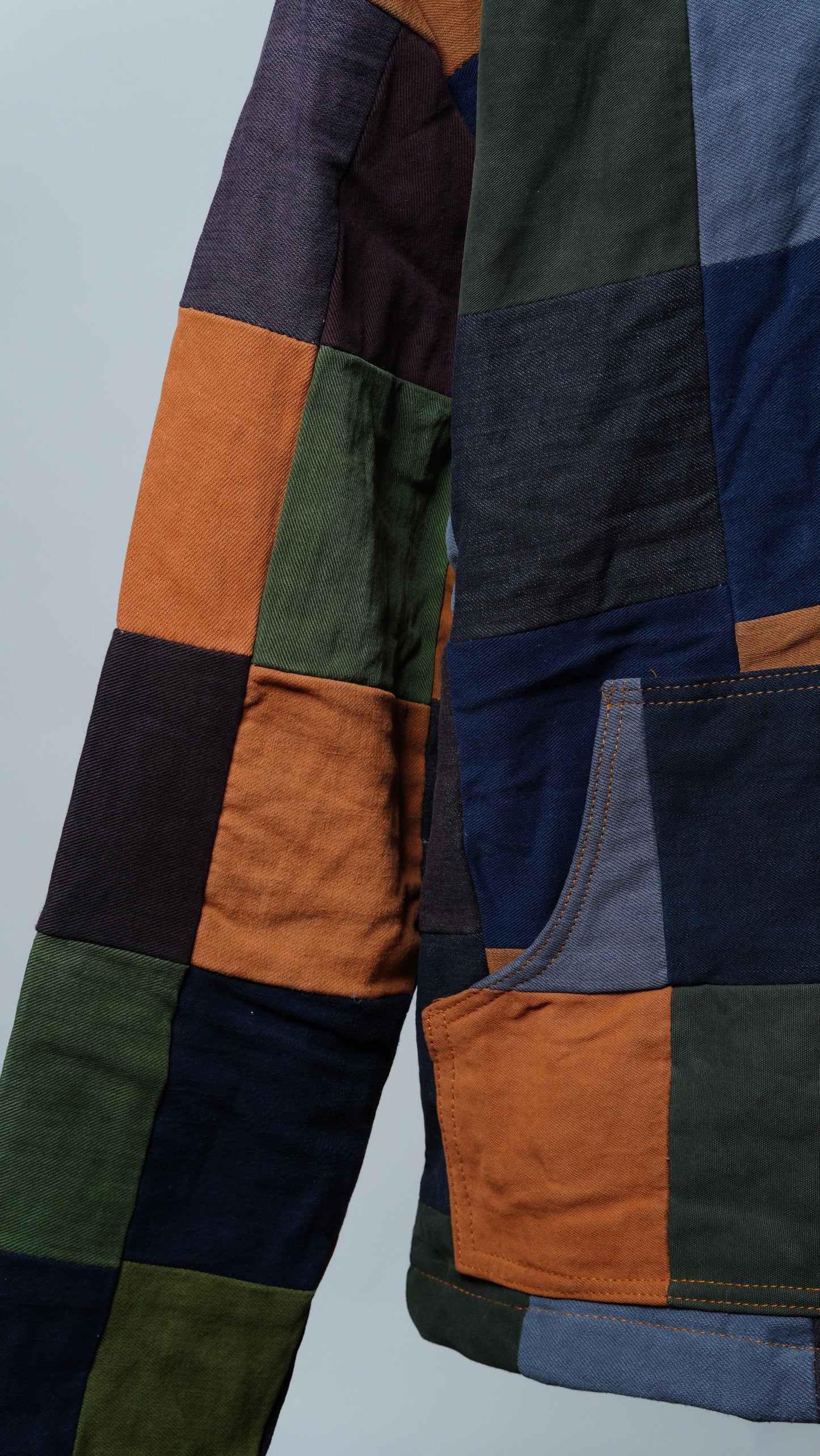 Upcycled Patchwork Jacket Size L