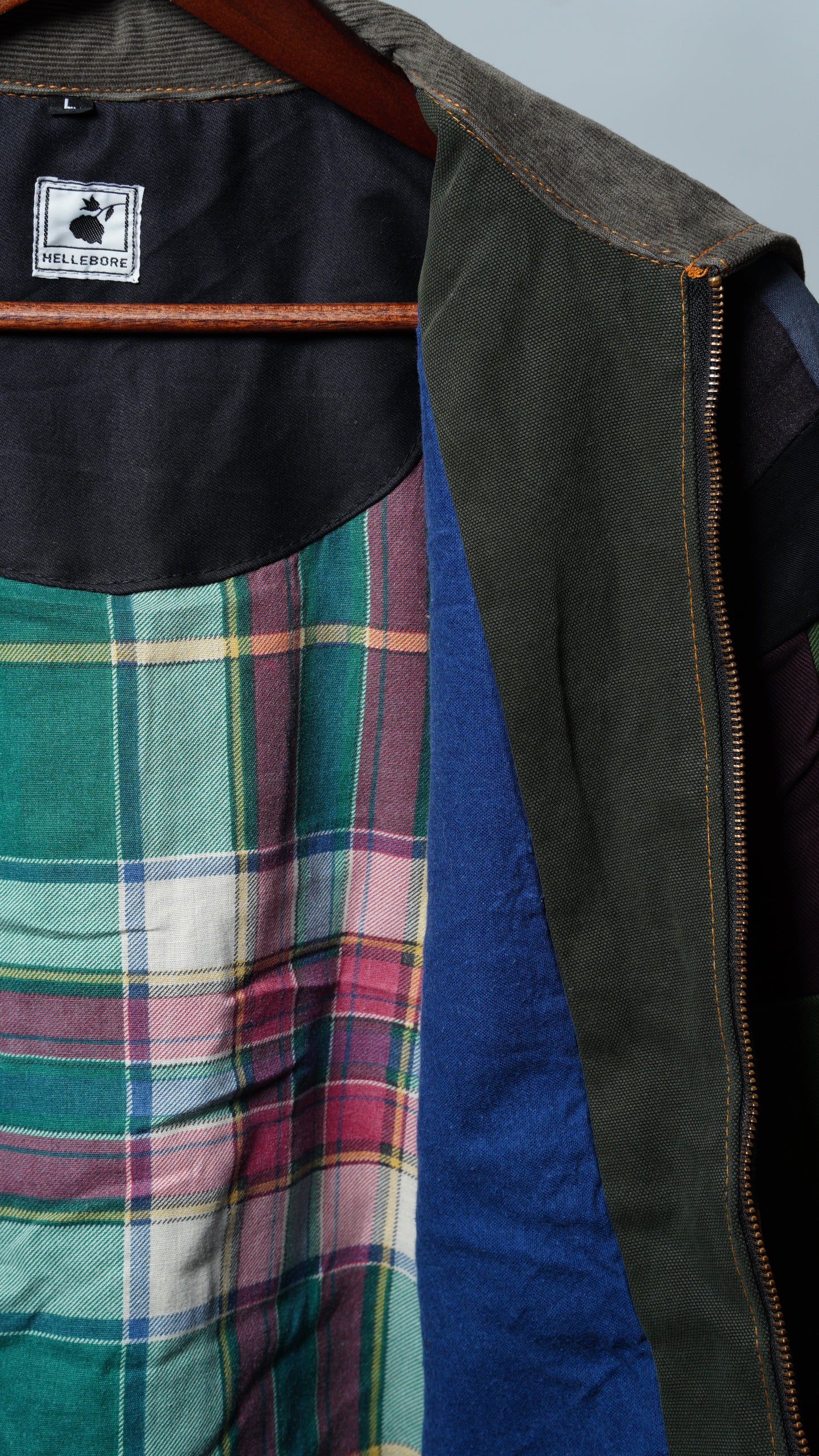 Upcycled Patchwork Jacket Size L