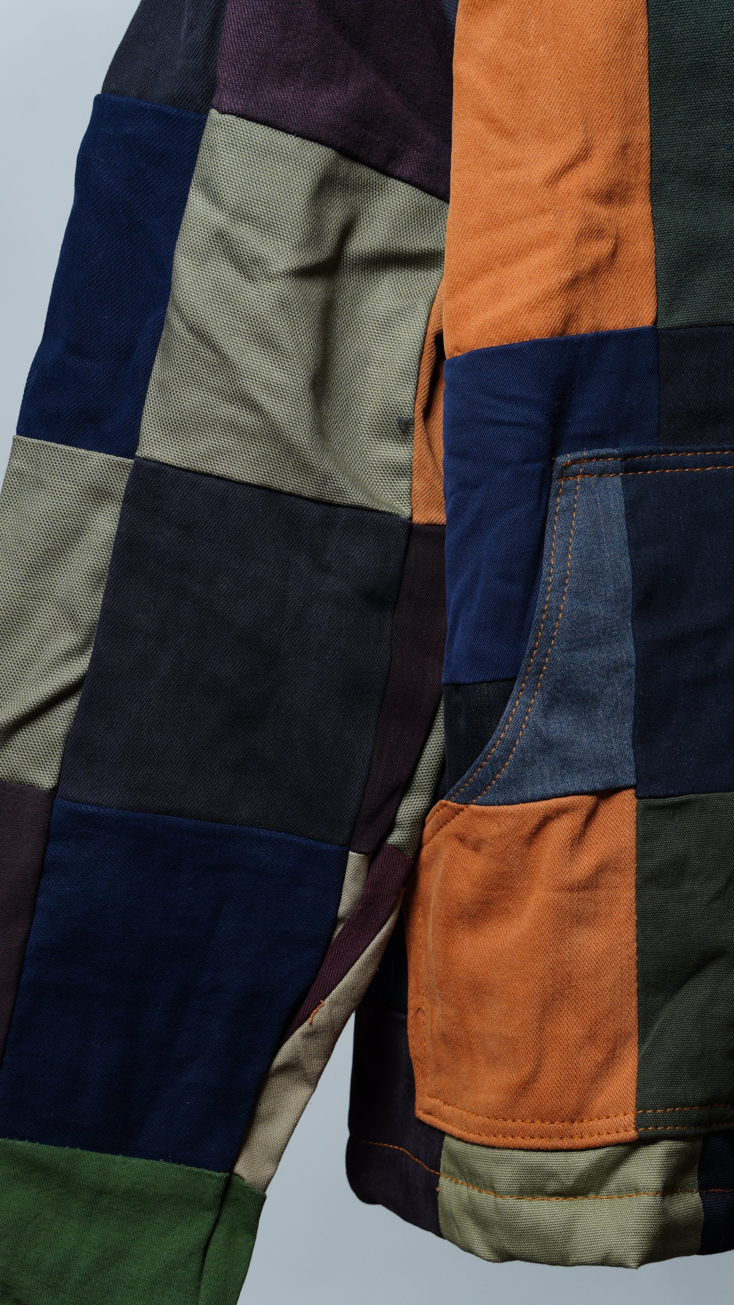 Upcycled Patchwork Jacket Size L