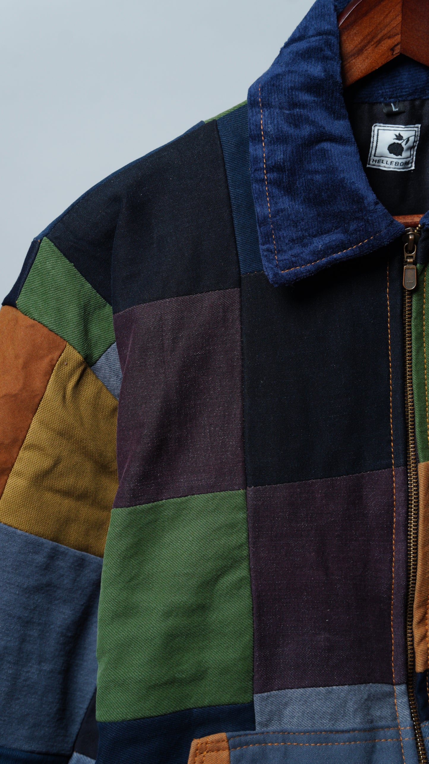 Upcycled Patchwork Jacket Size L