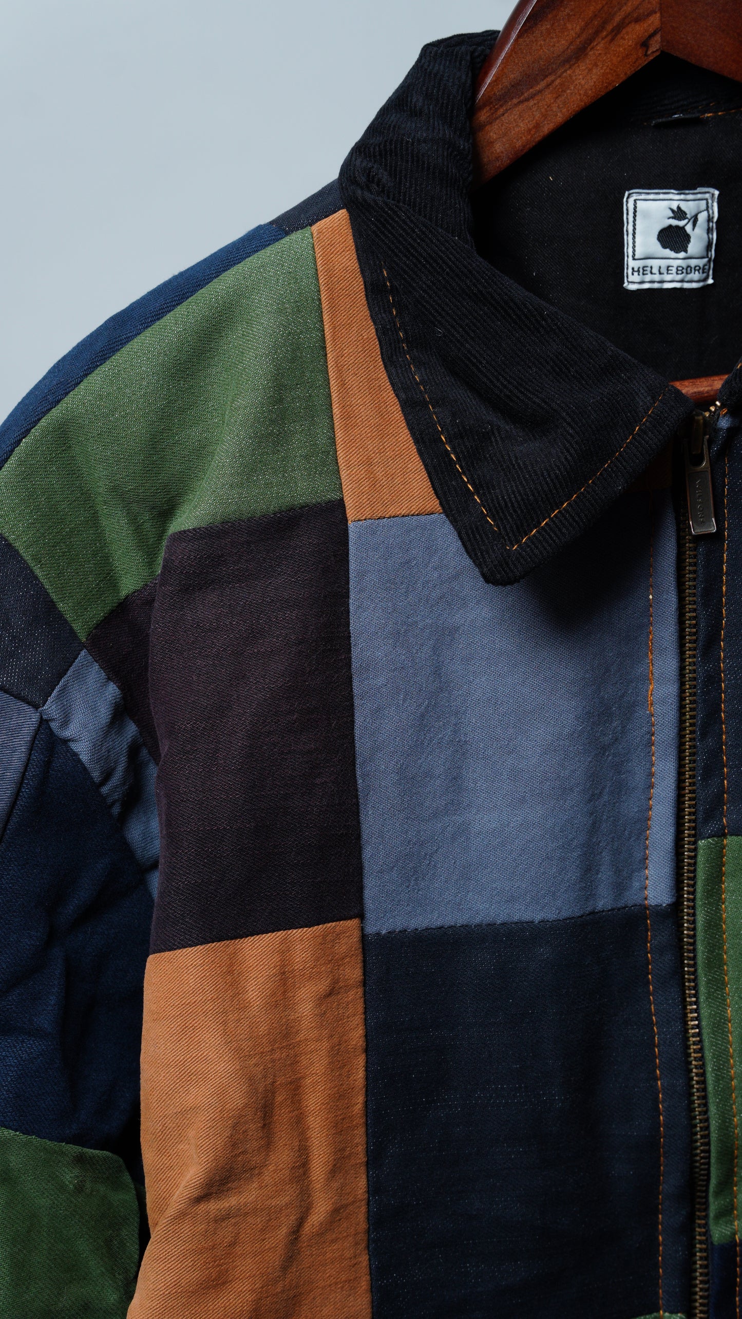 Upcycled Patchwork Jacket Size L