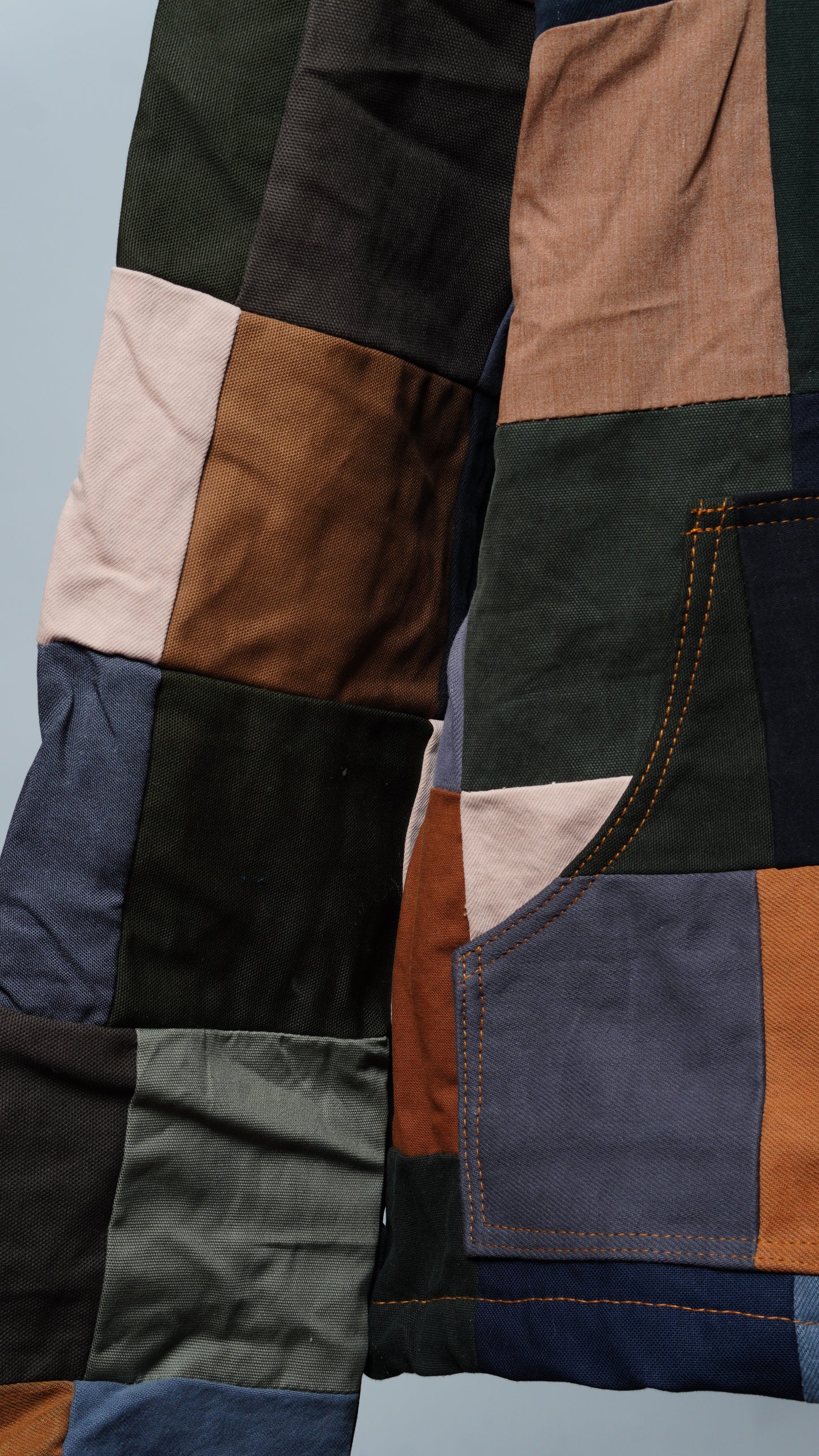 Upcycled Patchwork Jacket Size XL