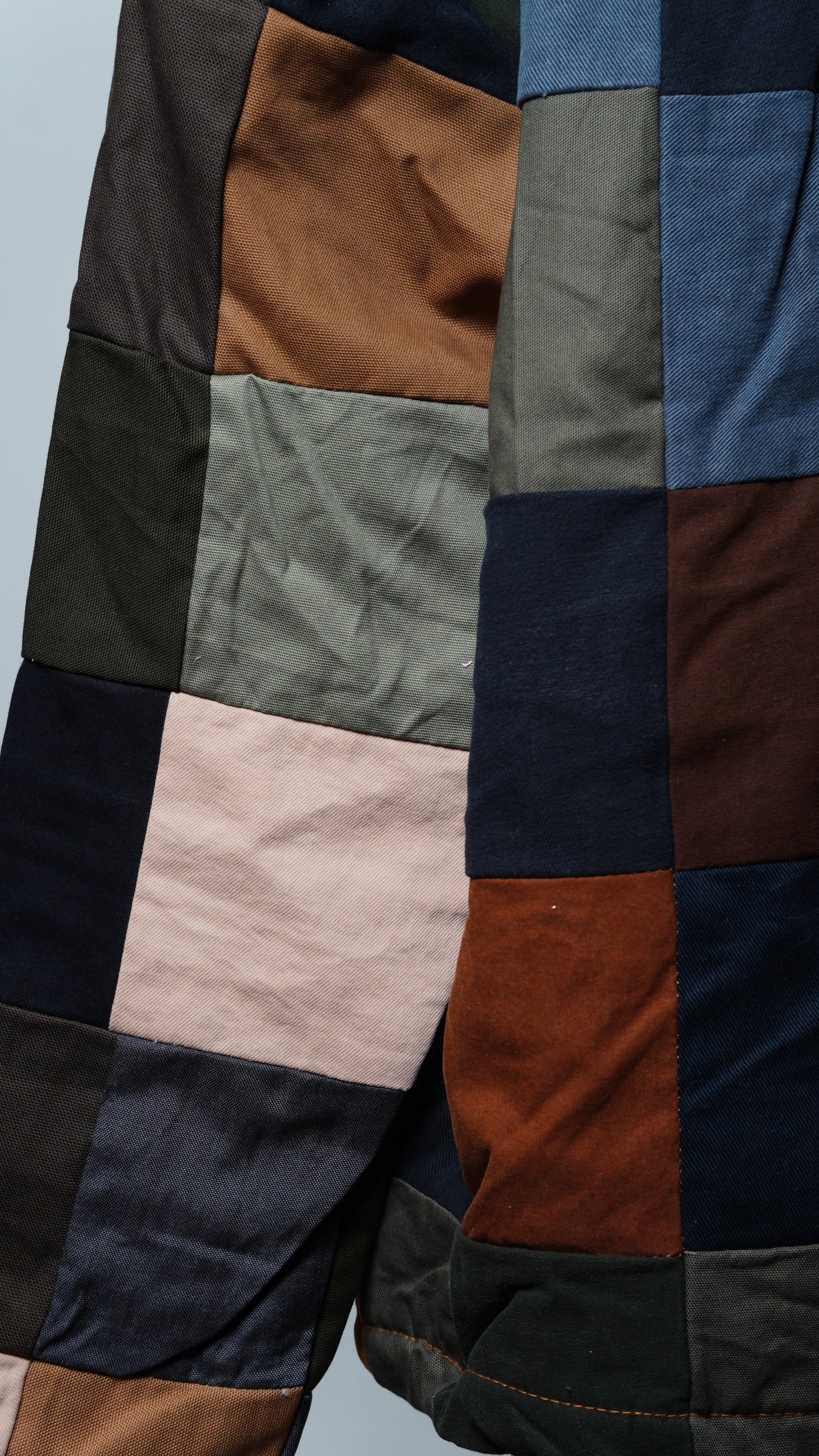 Upcycled Patchwork Jacket Size XL