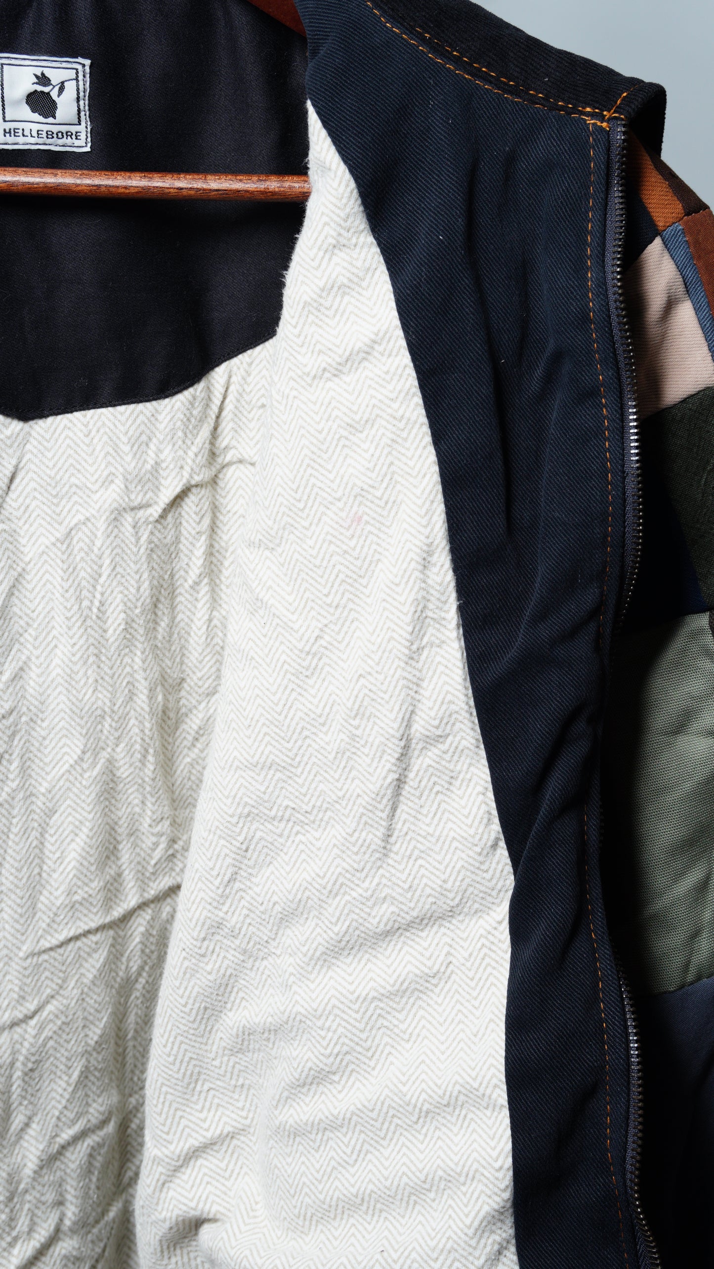 Upcycled Patchwork Jacket Size XL