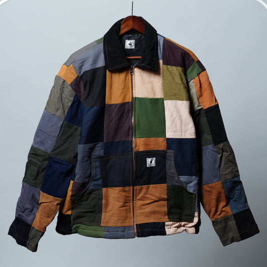 Upcycled Patchwork Jacket Size L