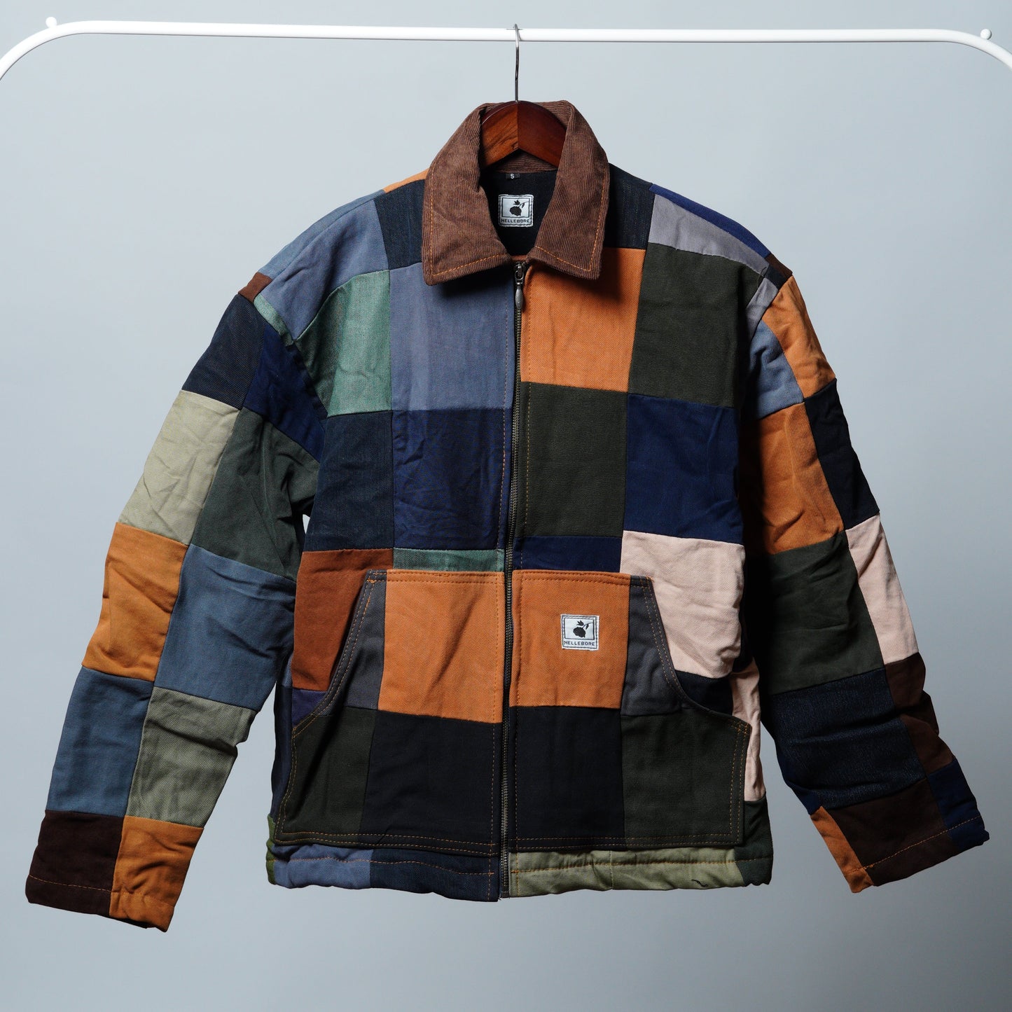 Upcycled Patchwork Jacket Size S