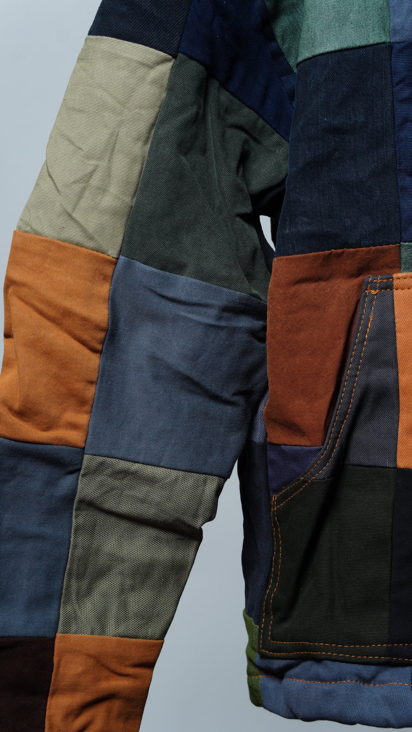 Upcycled Patchwork Jacket Size S