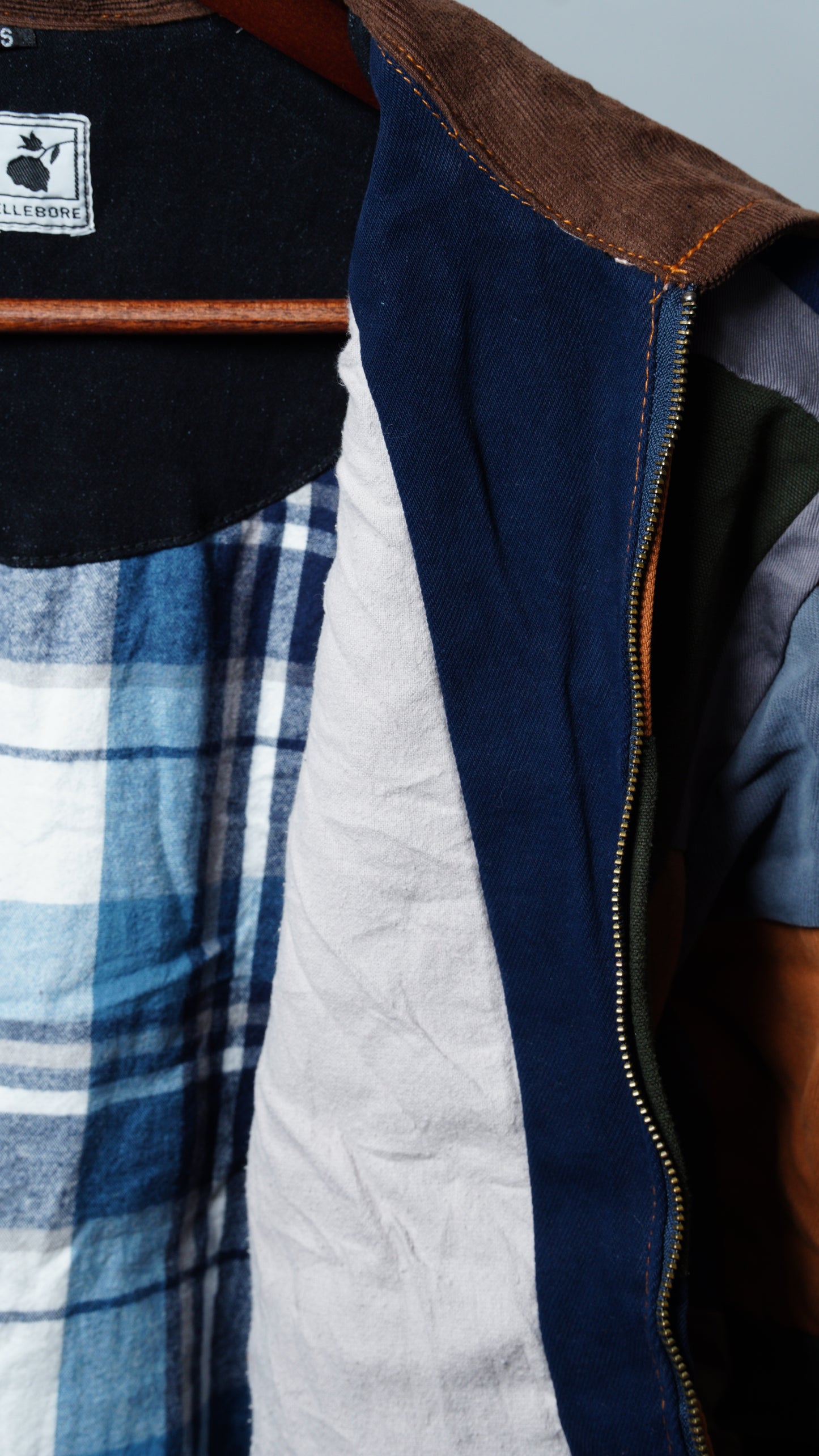 Upcycled Patchwork Jacket Size S