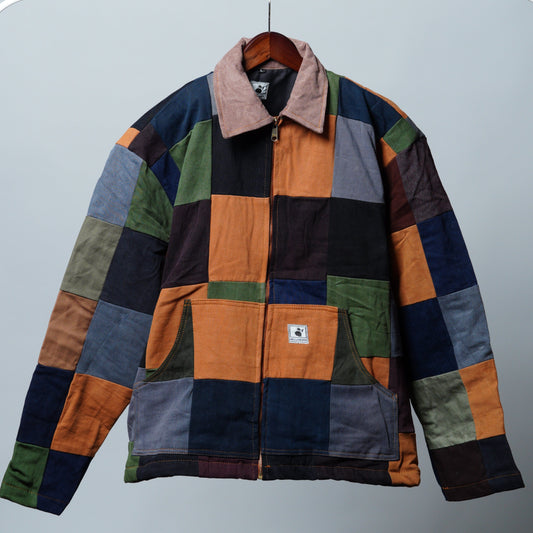 Upcycled Patchwork Jacket Size L