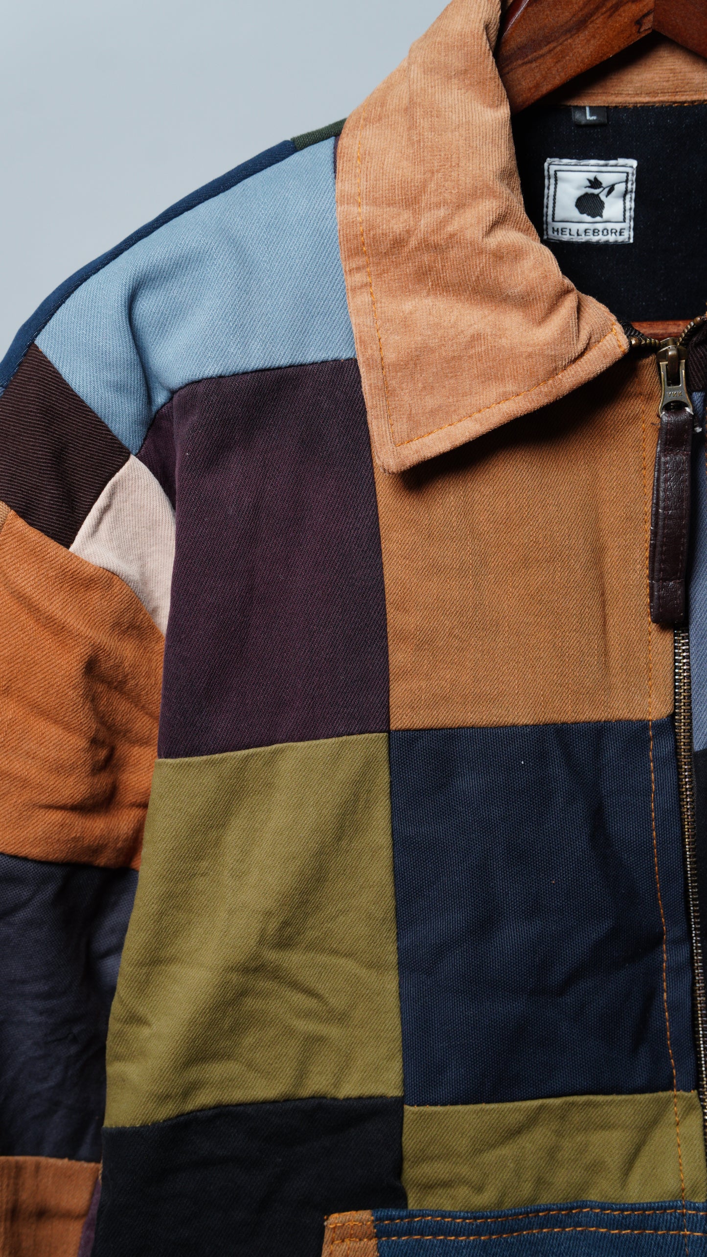 Upcycled Patchwork Jacket Size L