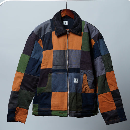 Upcycled Patchwork Jacket Size L