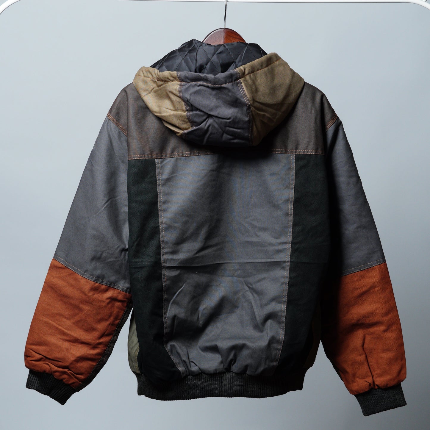 Workwear Colorblock Hooded Jacket Size XL