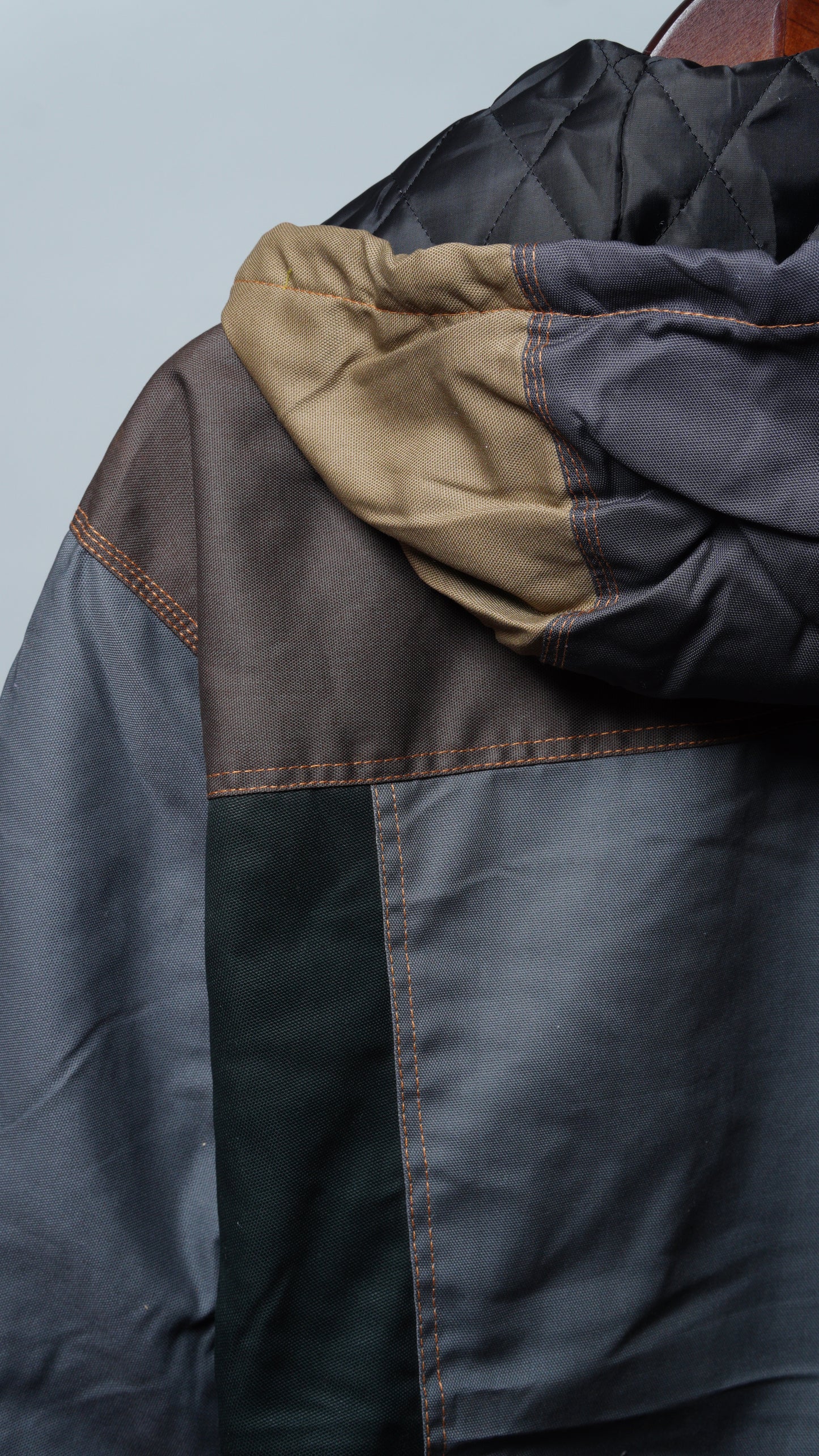 Workwear Colorblock Hooded Jacket Size XL