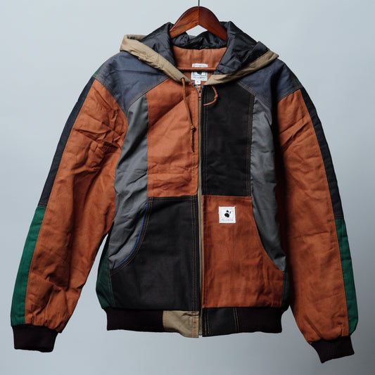 Workwear Colorblock Hooded Jacket Size XL