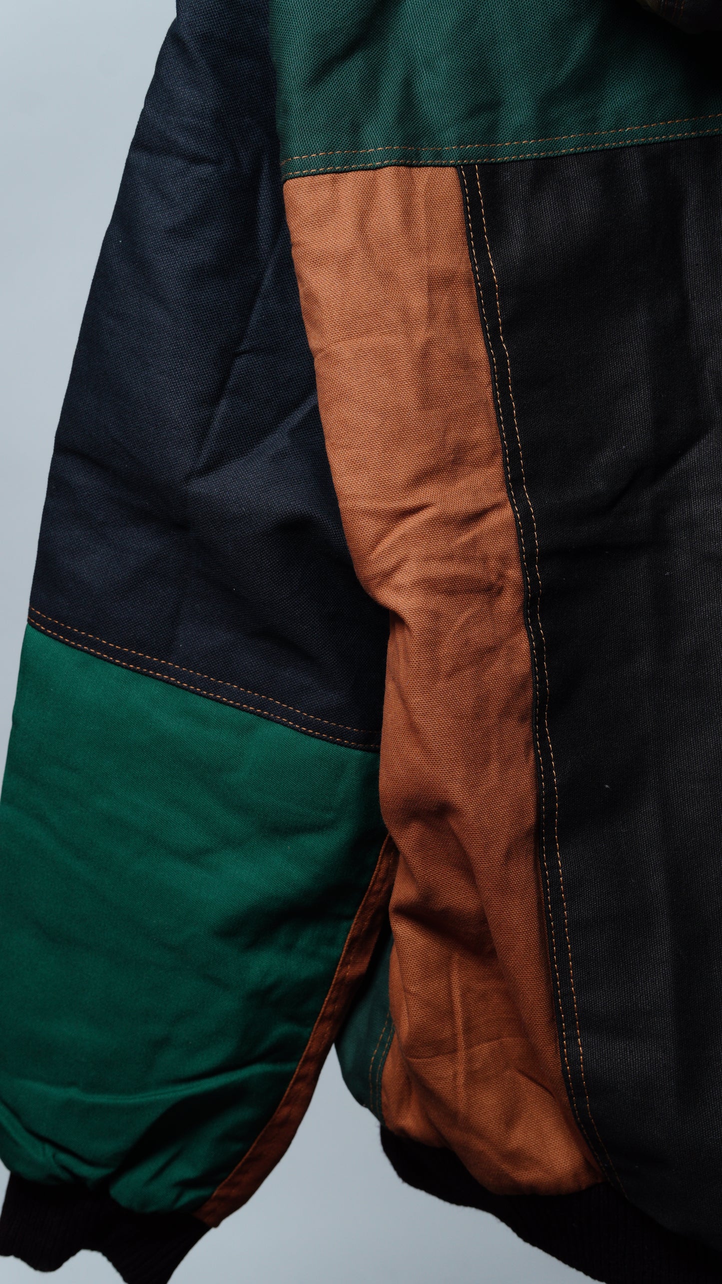 Workwear Colorblock Hooded Jacket Size XL