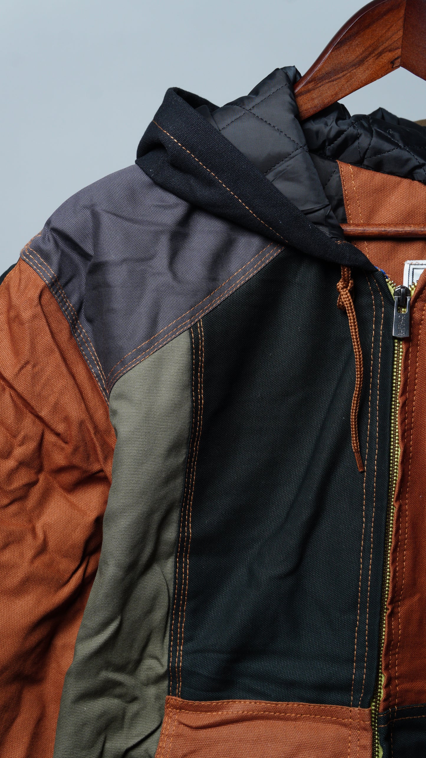 Workwear Colorblock Hooded Jacket Size 2XL