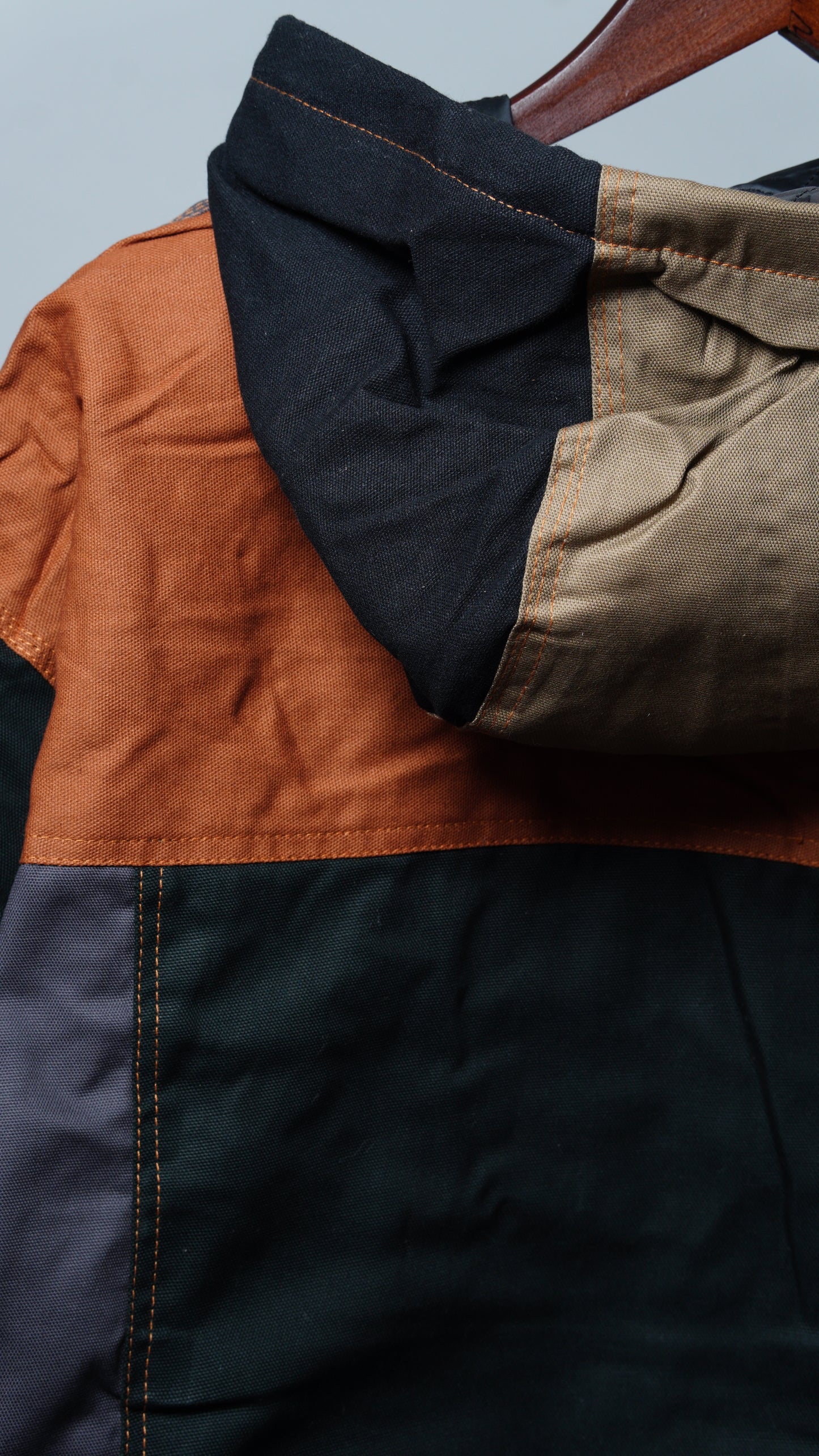 Workwear Colorblock Hooded Jacket Size 2XL