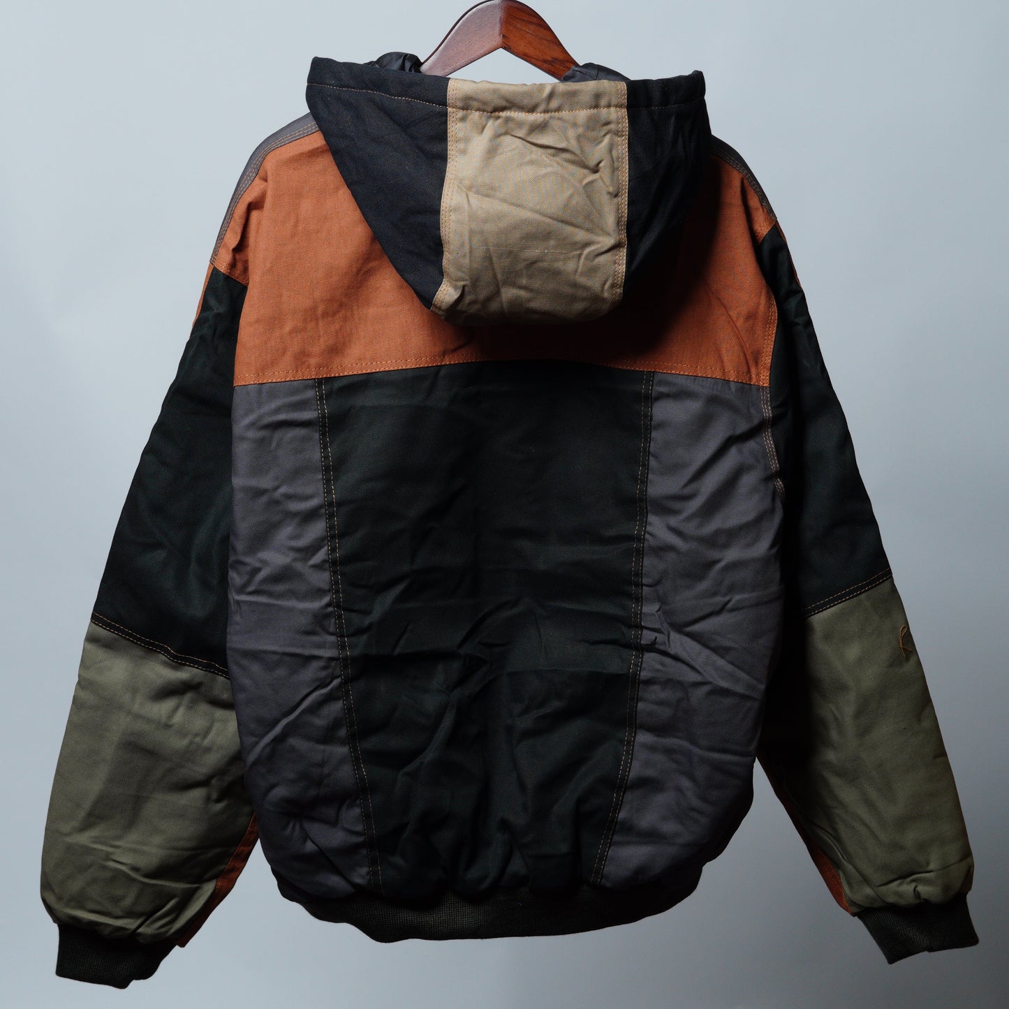 Workwear Colorblock Hooded Jacket Size 2XL