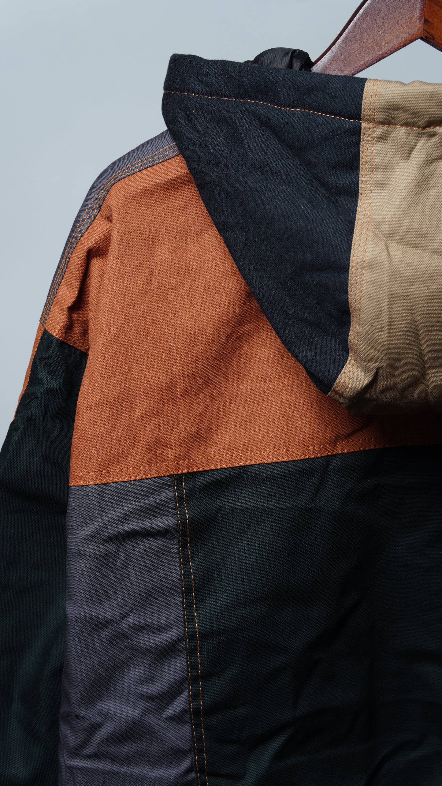 Workwear Colorblock Hooded Jacket Size 2XL