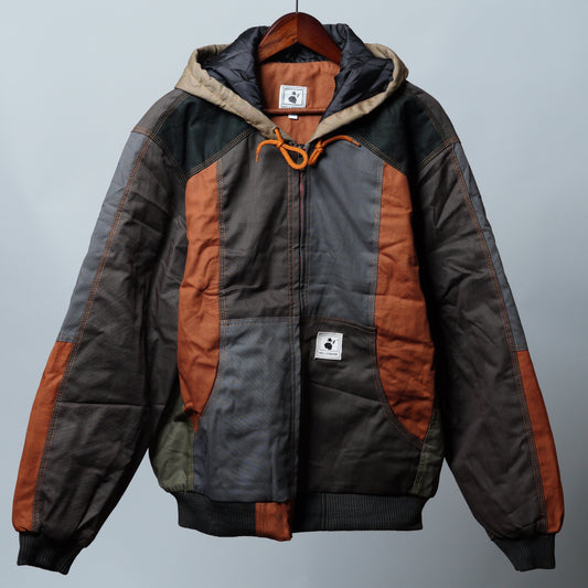 Workwear Colorblock Hooded Jacket Size XL