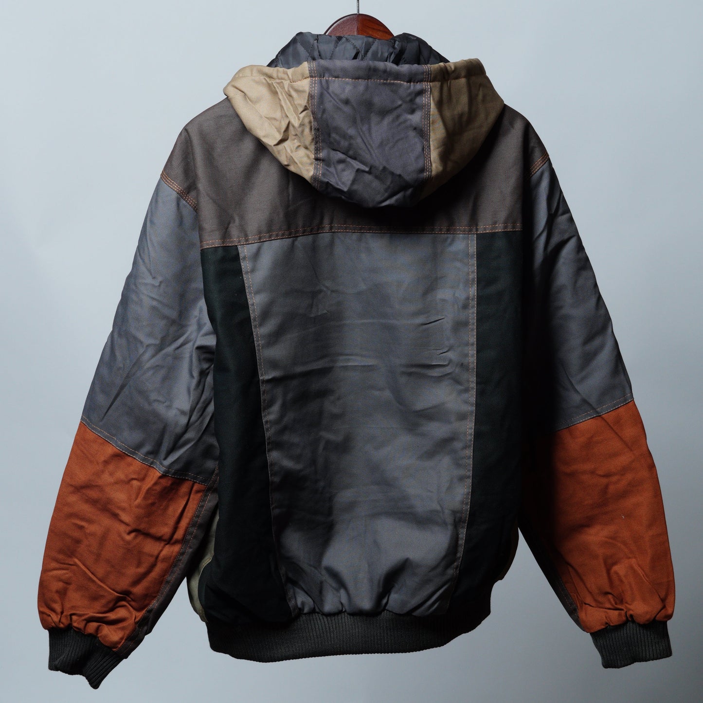 Workwear Colorblock Hooded Jacket Size XL