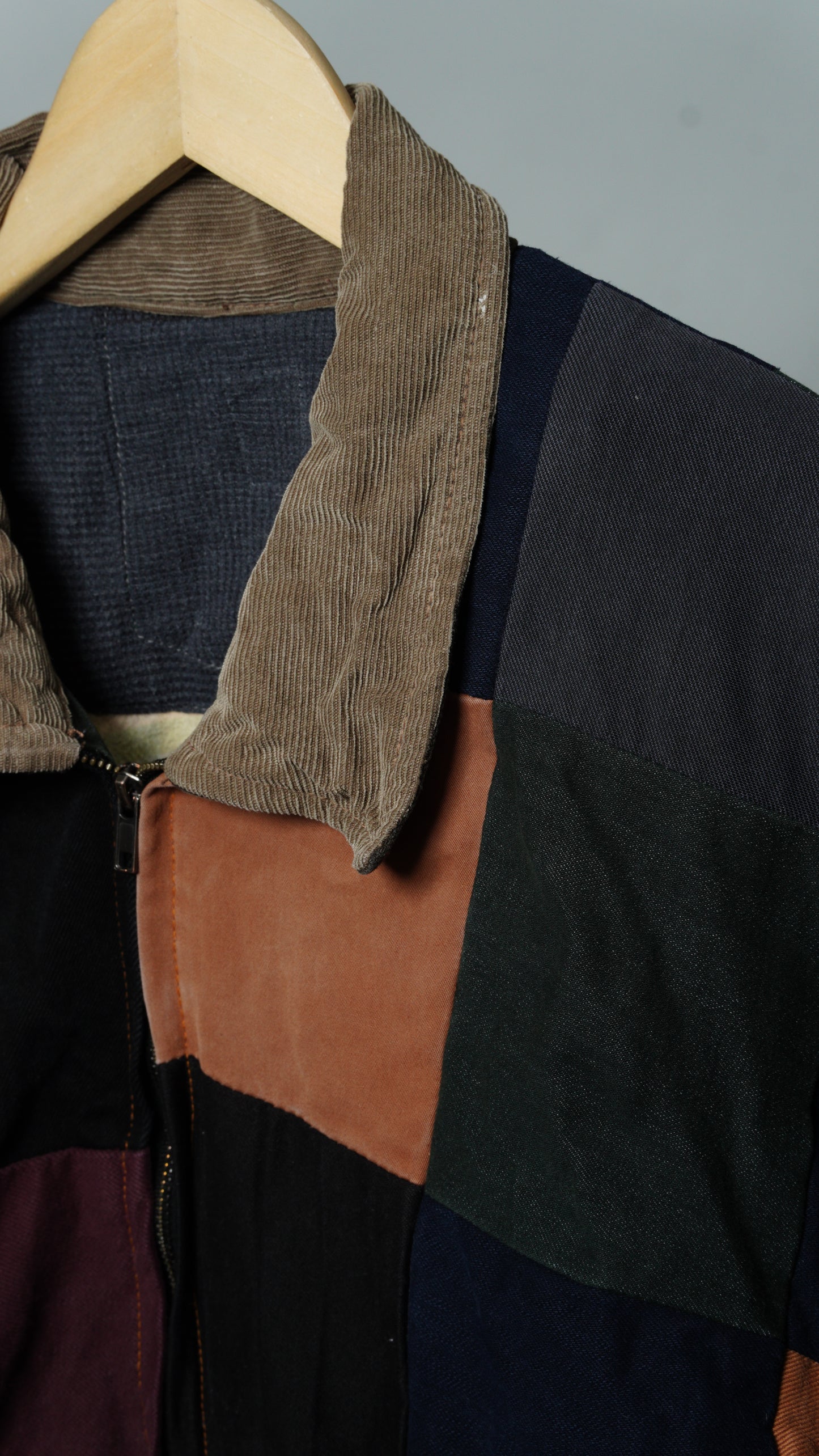 Upcycled Patchwork Jacket Size M