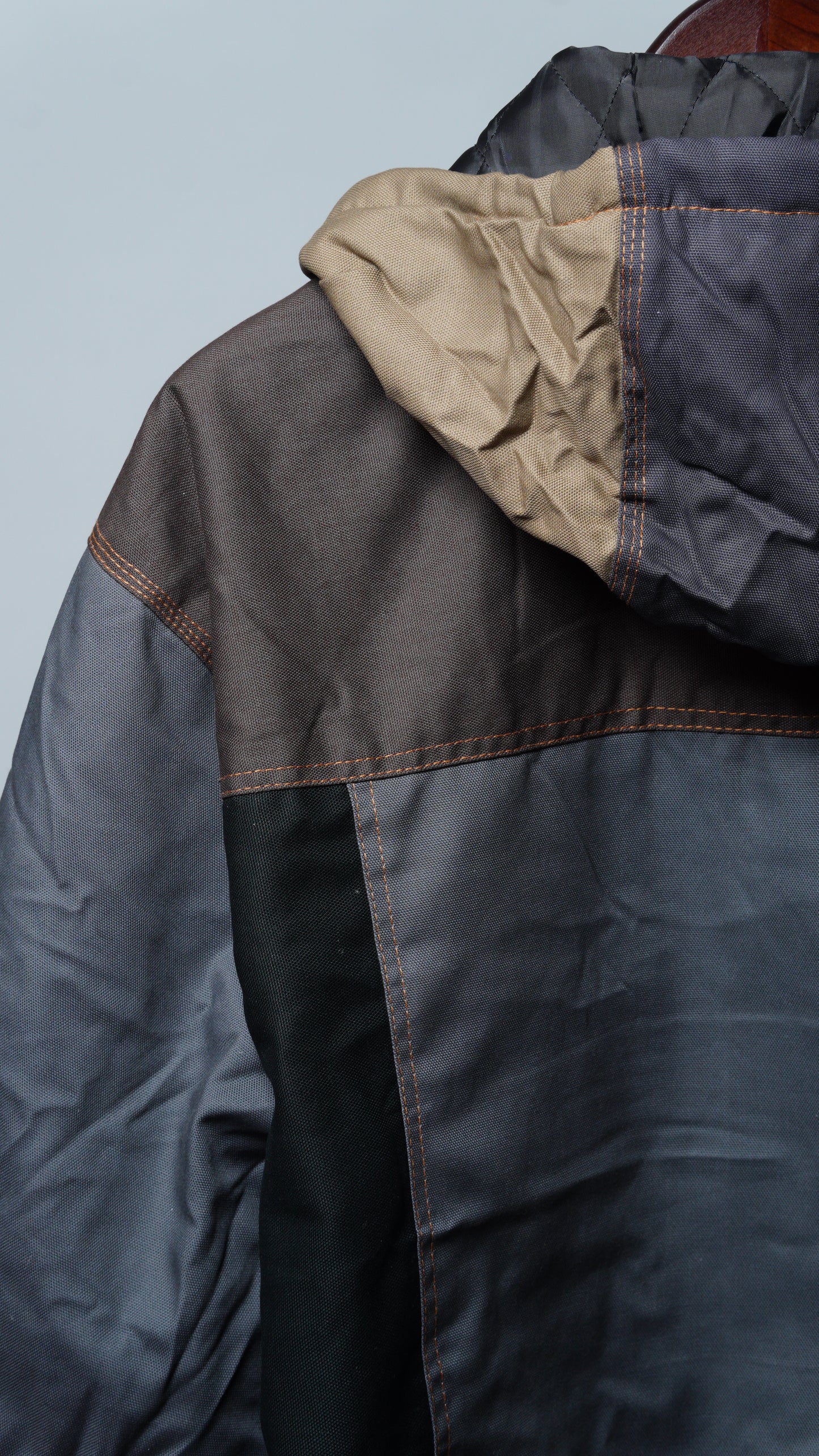 Workwear Colorblock Hooded Jacket Size XL