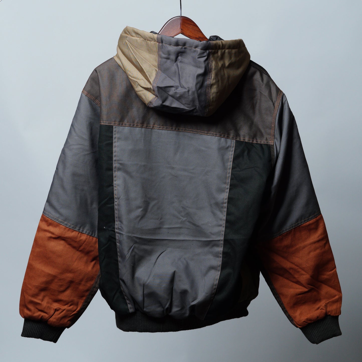 Workwear Colorblock Hooded Jacket Size XL