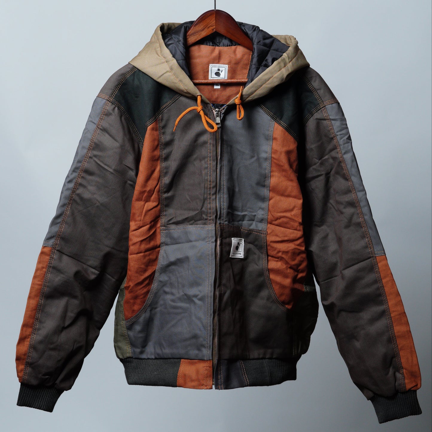 Workwear Colorblock Hooded Jacket Size XL