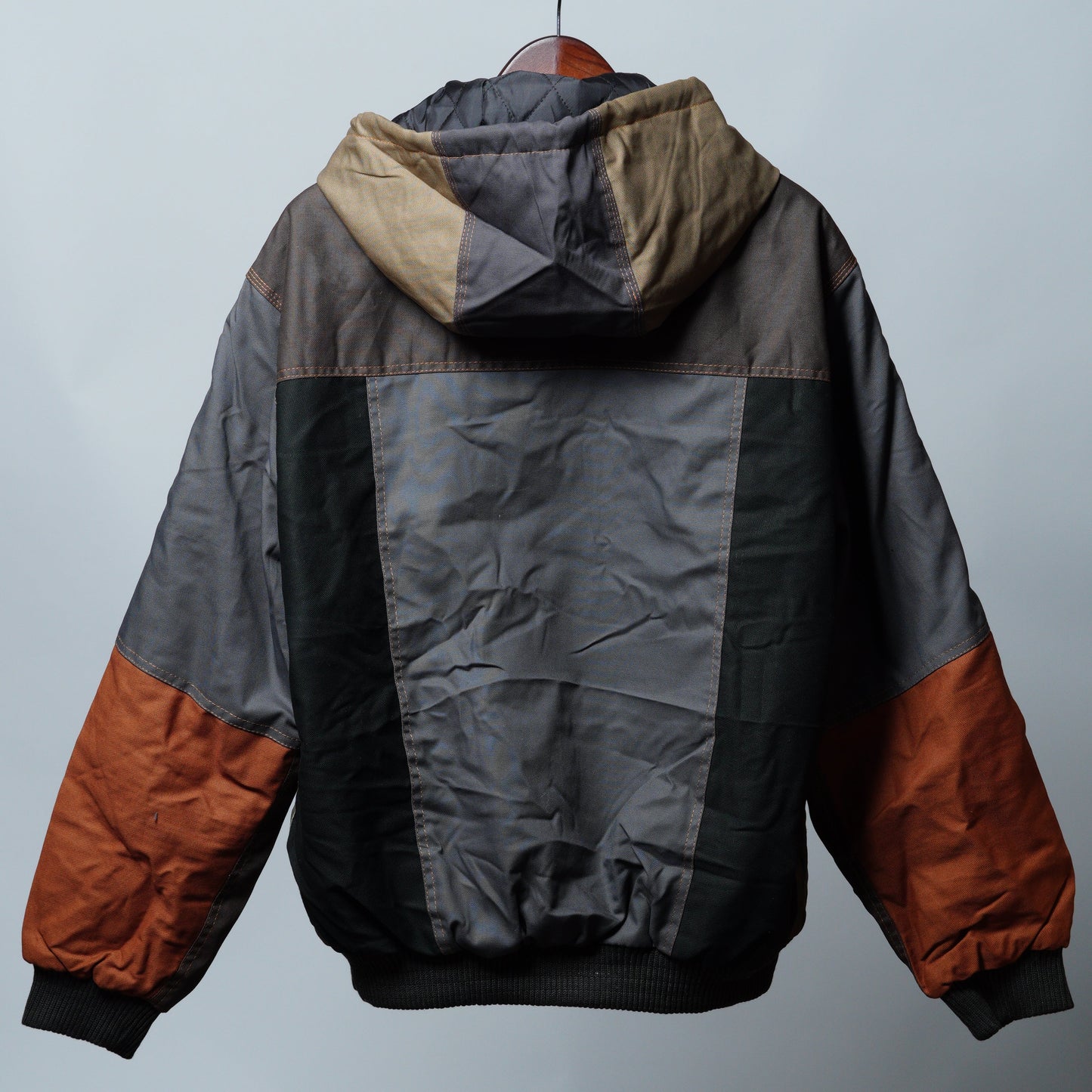 Workwear Colorblock Hooded Jacket Size XL