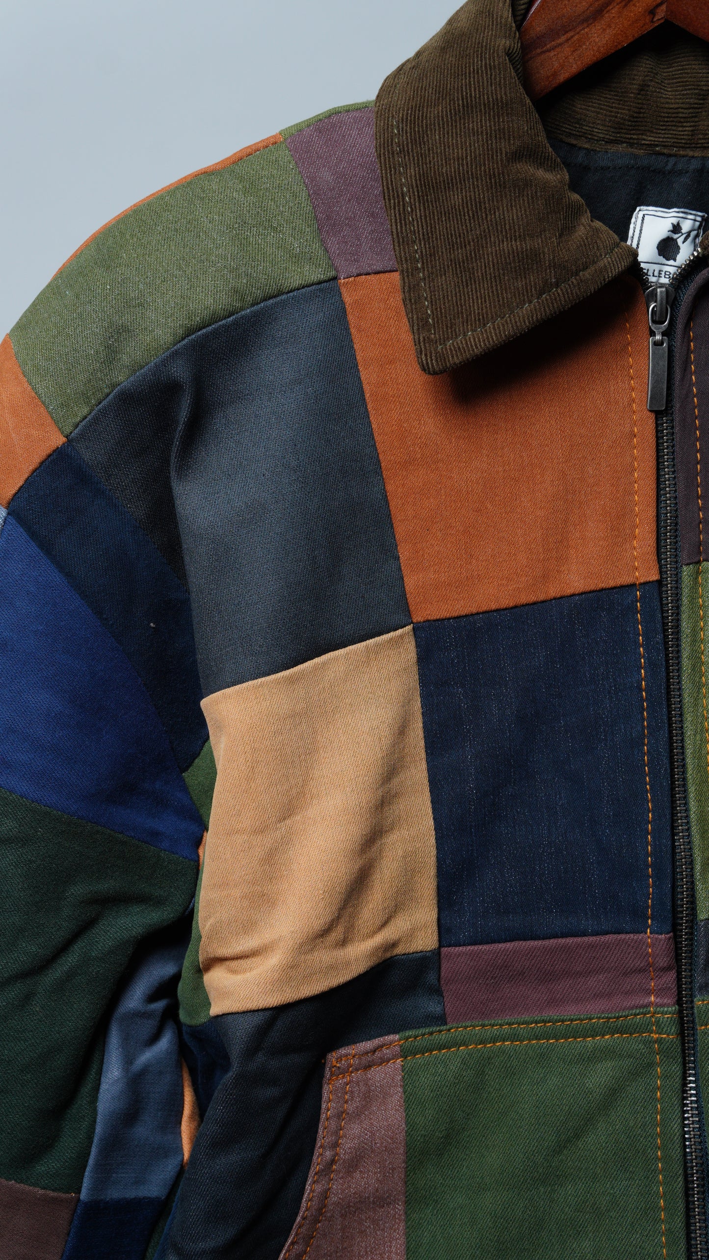 Upcycled Patchwork Jacket Size S