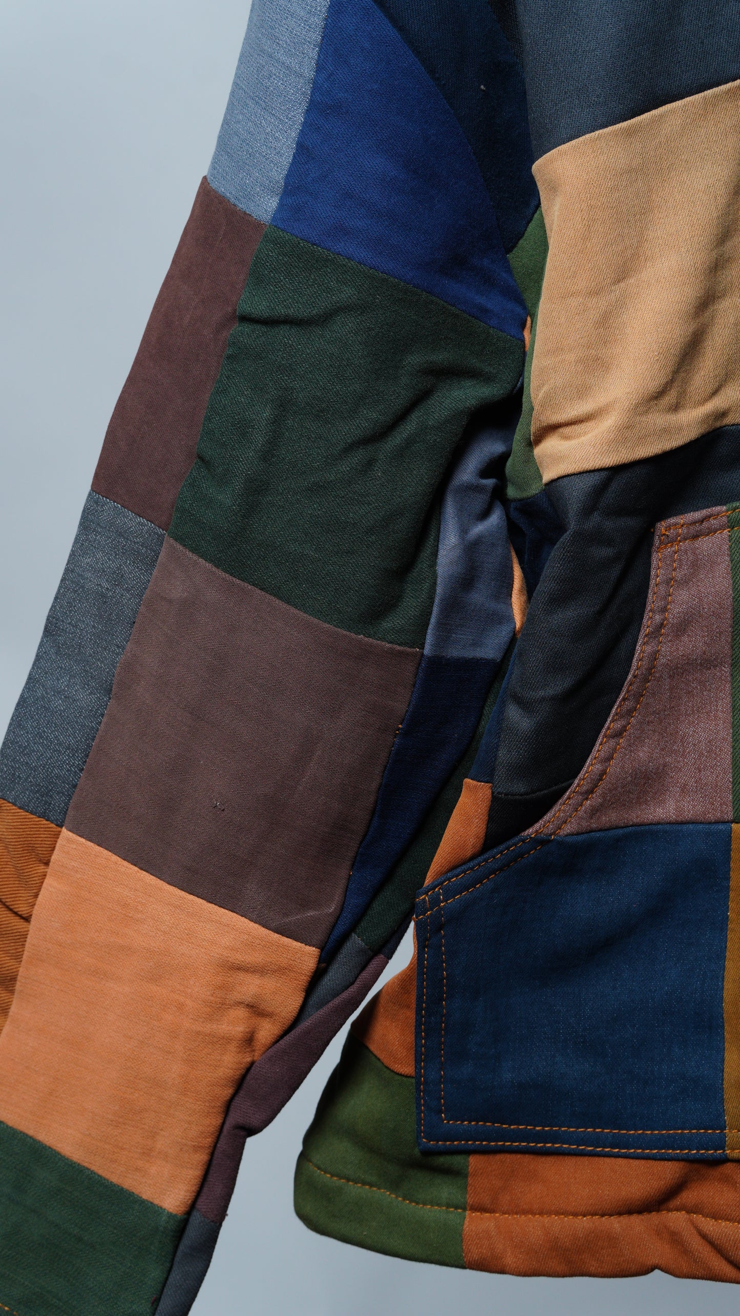 Upcycled Patchwork Jacket Size S