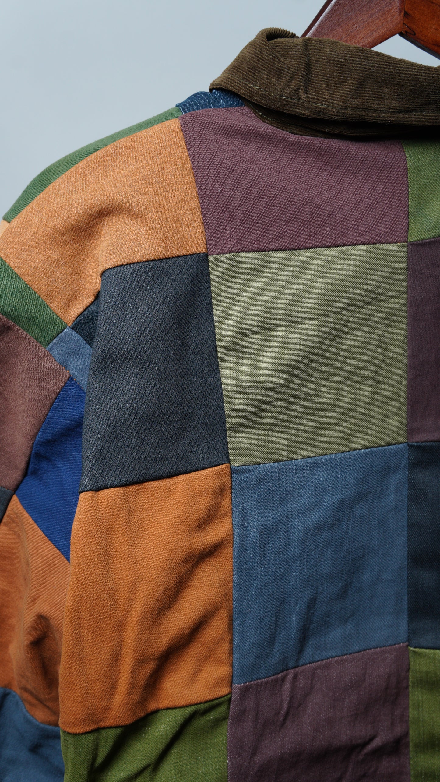 Upcycled Patchwork Jacket Size S