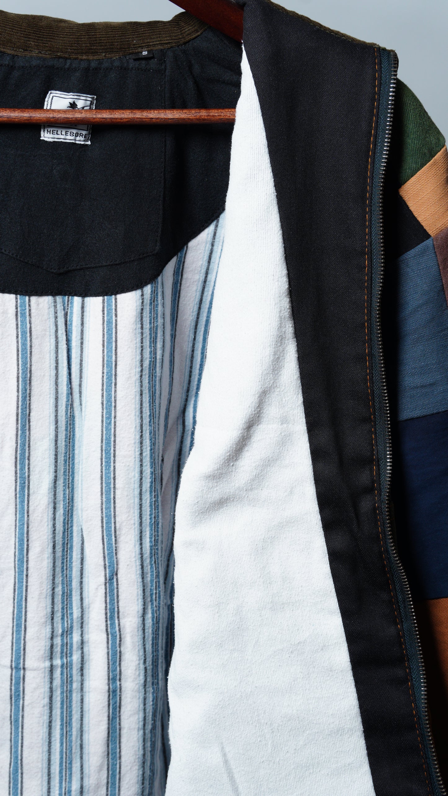 Upcycled Patchwork Jacket Size S