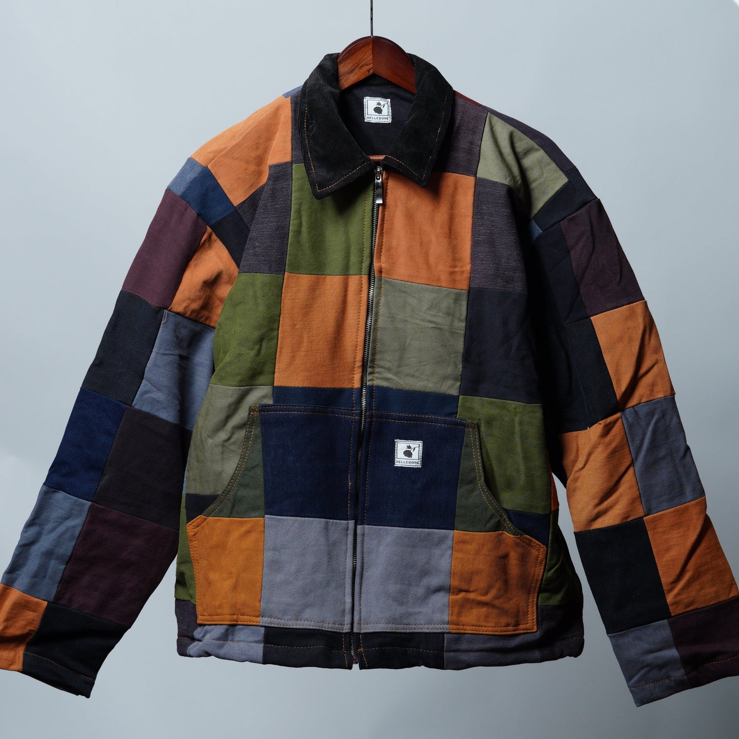 Upcycled Patchwork Jacket Size L