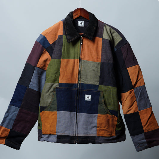 Upcycled Patchwork Jacket Size L