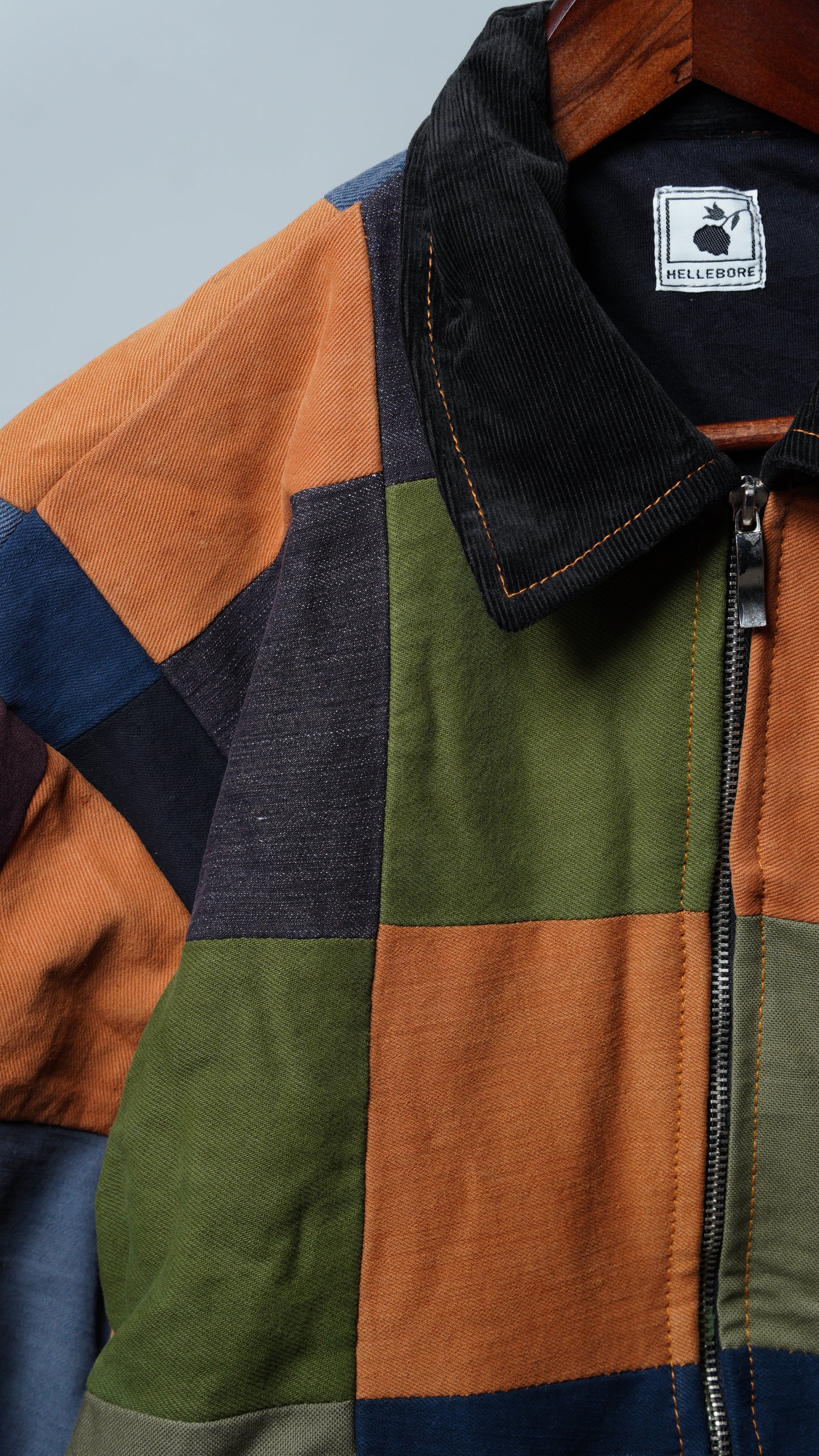 Upcycled Patchwork Jacket Size L