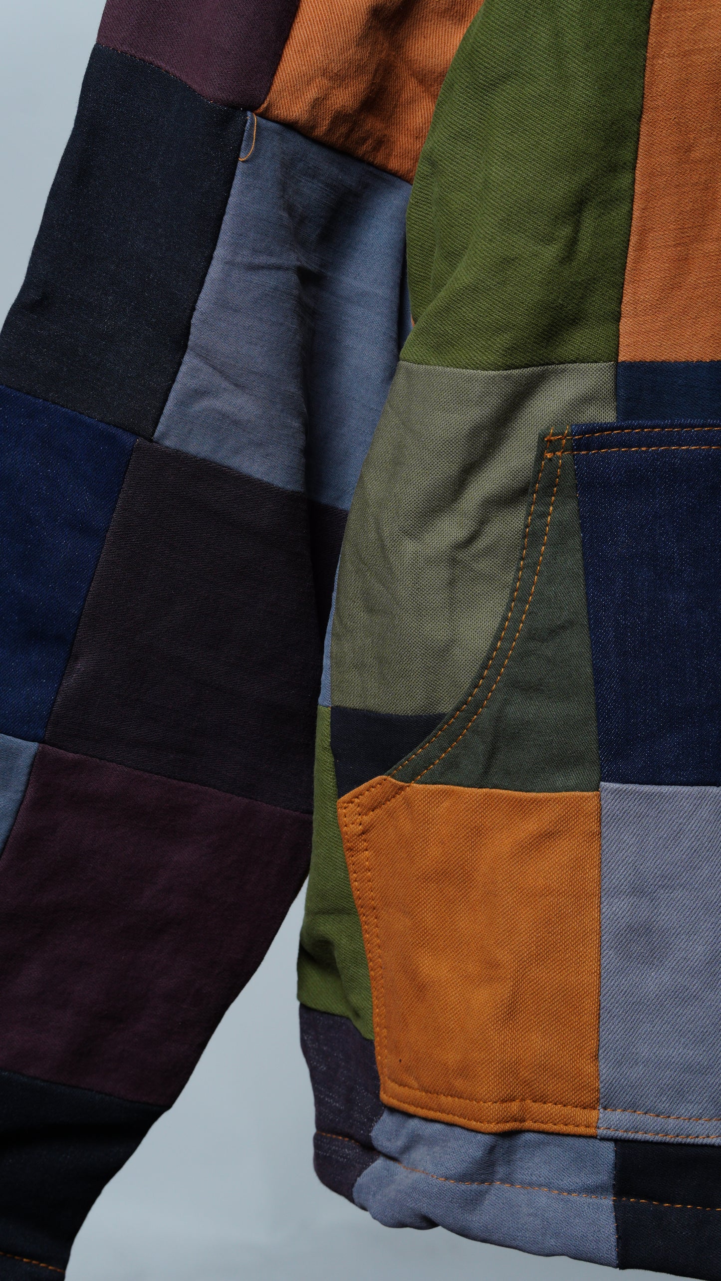 Upcycled Patchwork Jacket Size L