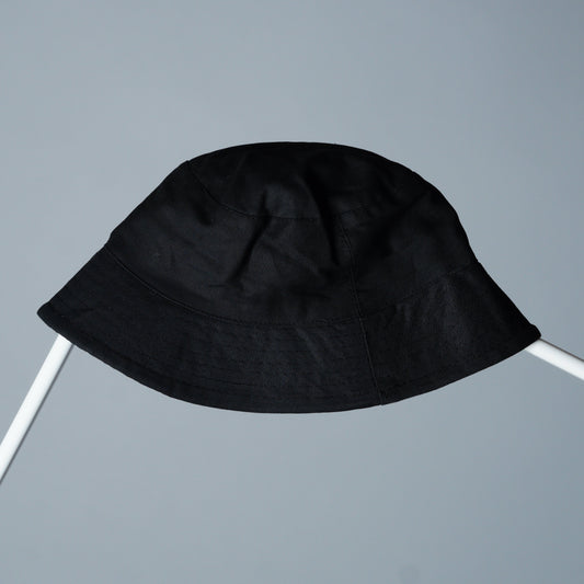 Black Canvas Bucket Hat