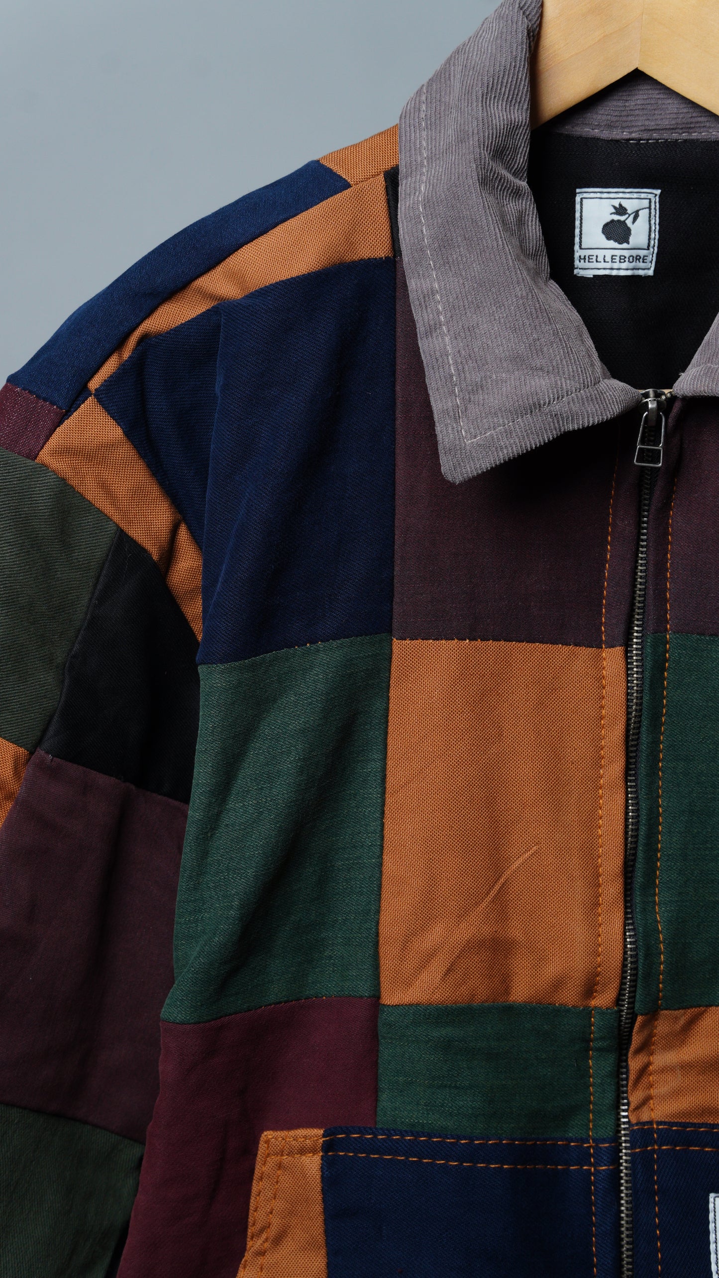 Upcycled Patchwork Jacket Size S