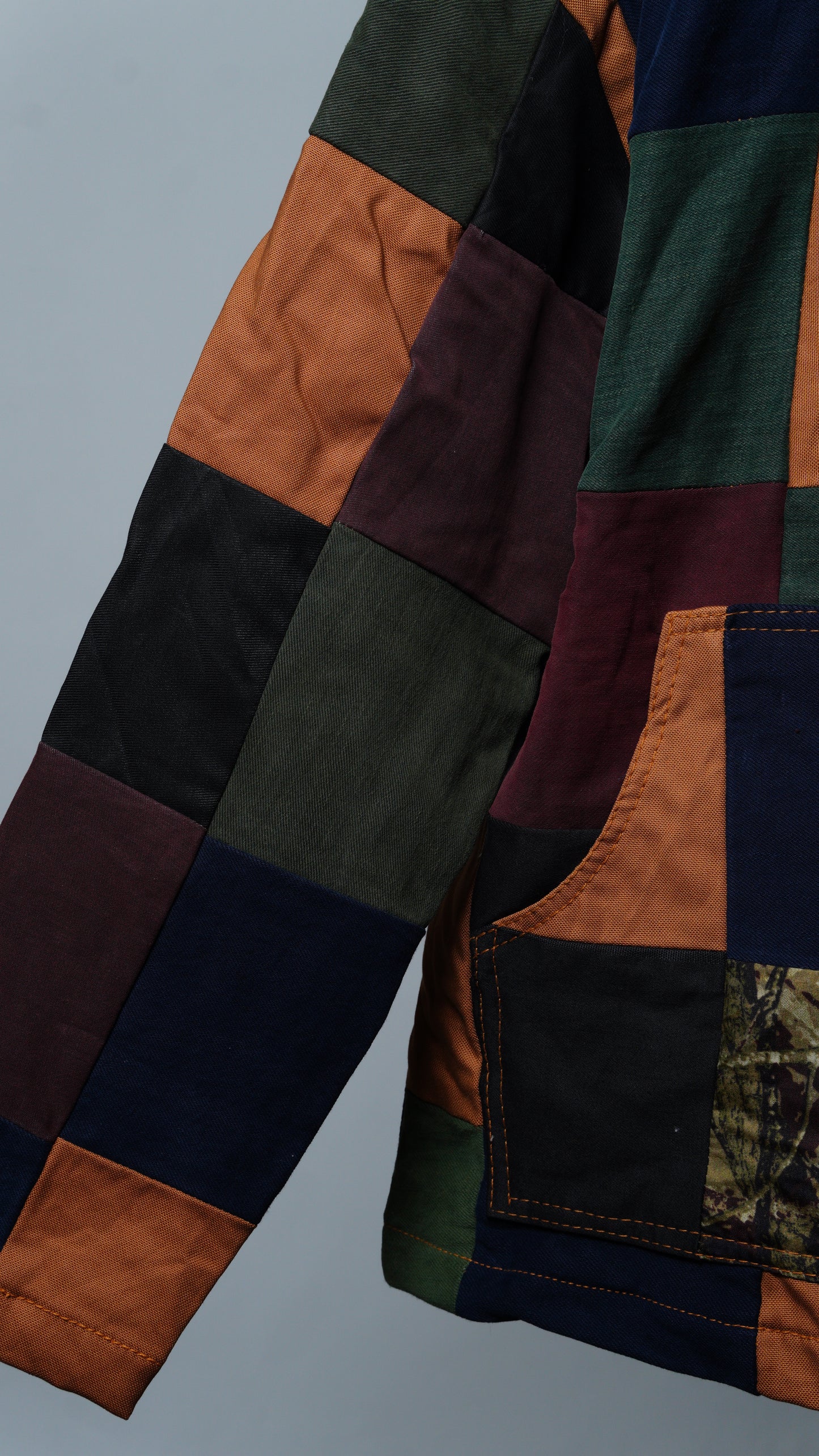 Upcycled Patchwork Jacket Size S