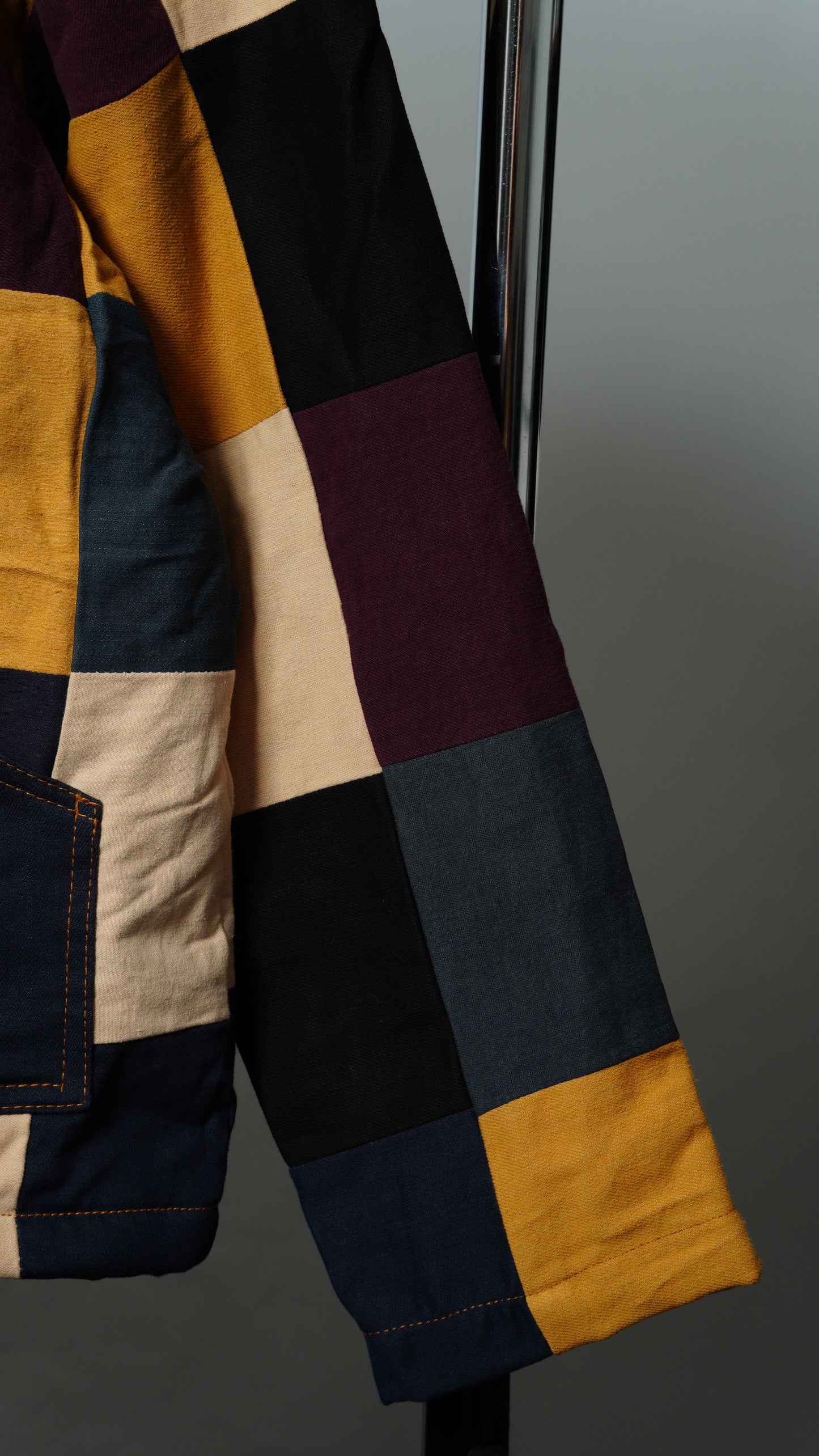 Upcycled Patchwork Jacket Size S
