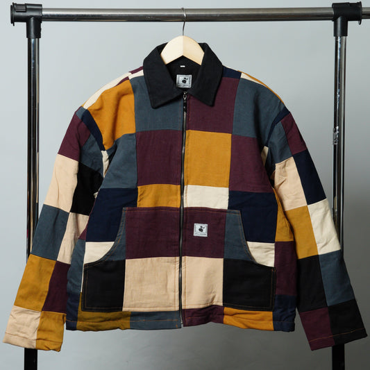 Upcycled Patchwork Jacket Size XS