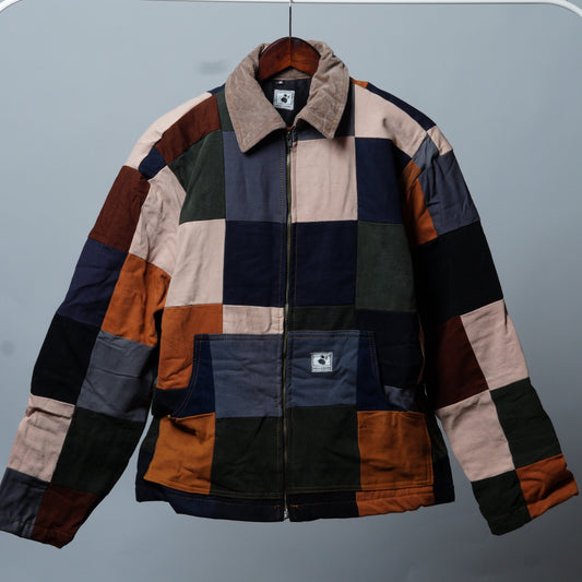 Upcycled Patchwork Jacket Size M