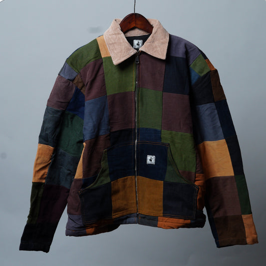 Upcycled Patchwork Jacket Size M