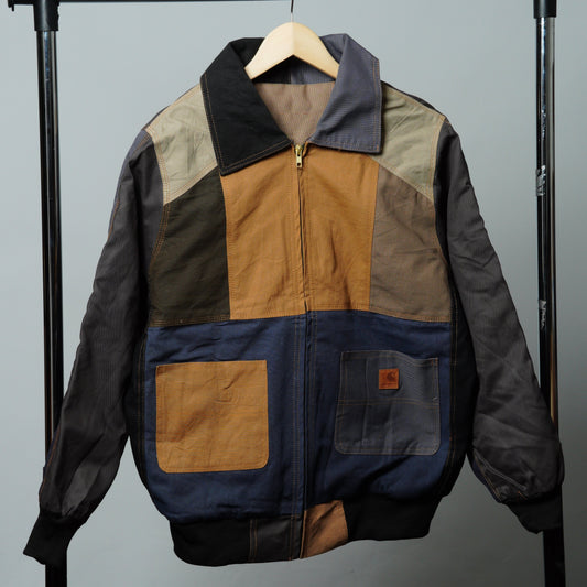 Workwear Colorblock Patch Pocket Jacket Size M